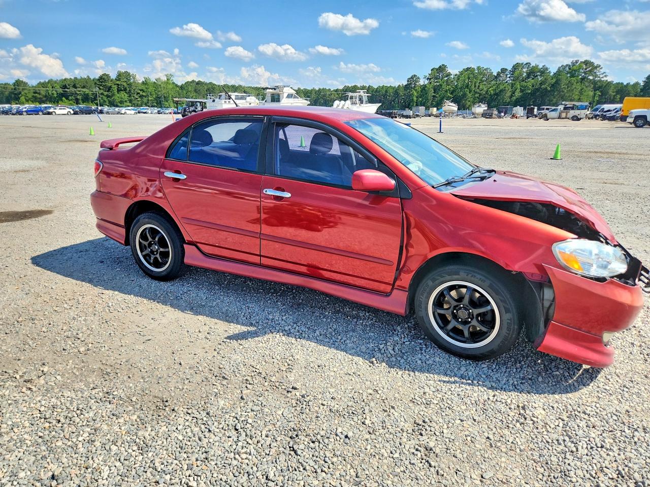 2003 Toyota Corolla S Burgundy vin: 2T1BR32E63C135003