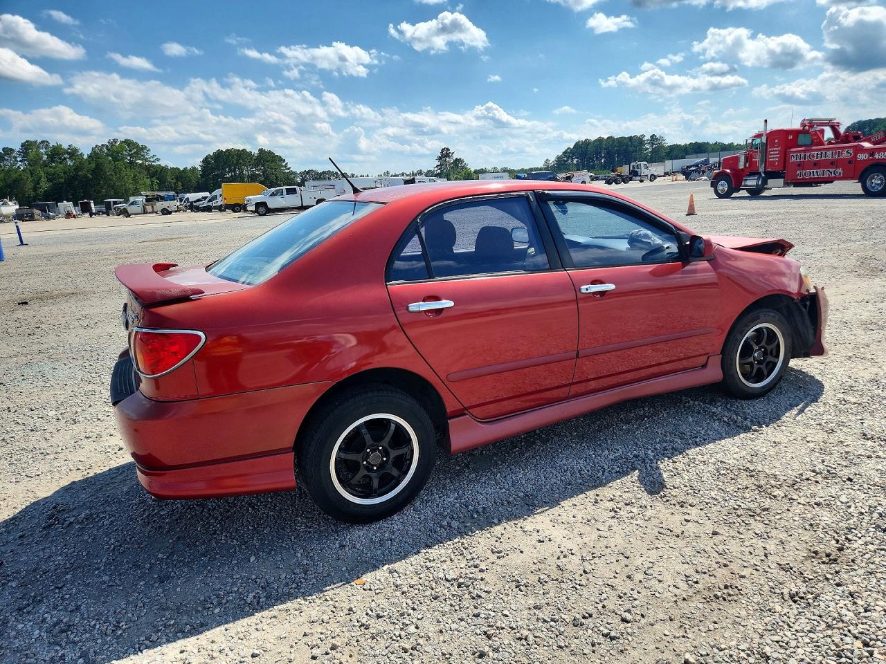 2003 Toyota Corolla S Burgundy vin: 2T1BR32E63C135003