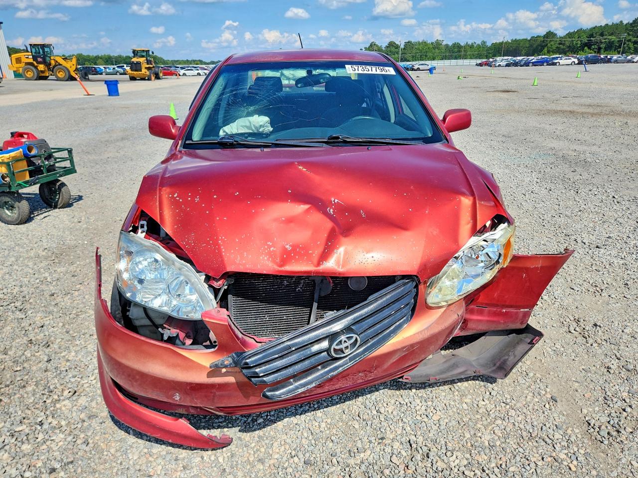 2003 Toyota Corolla S Burgundy vin: 2T1BR32E63C135003