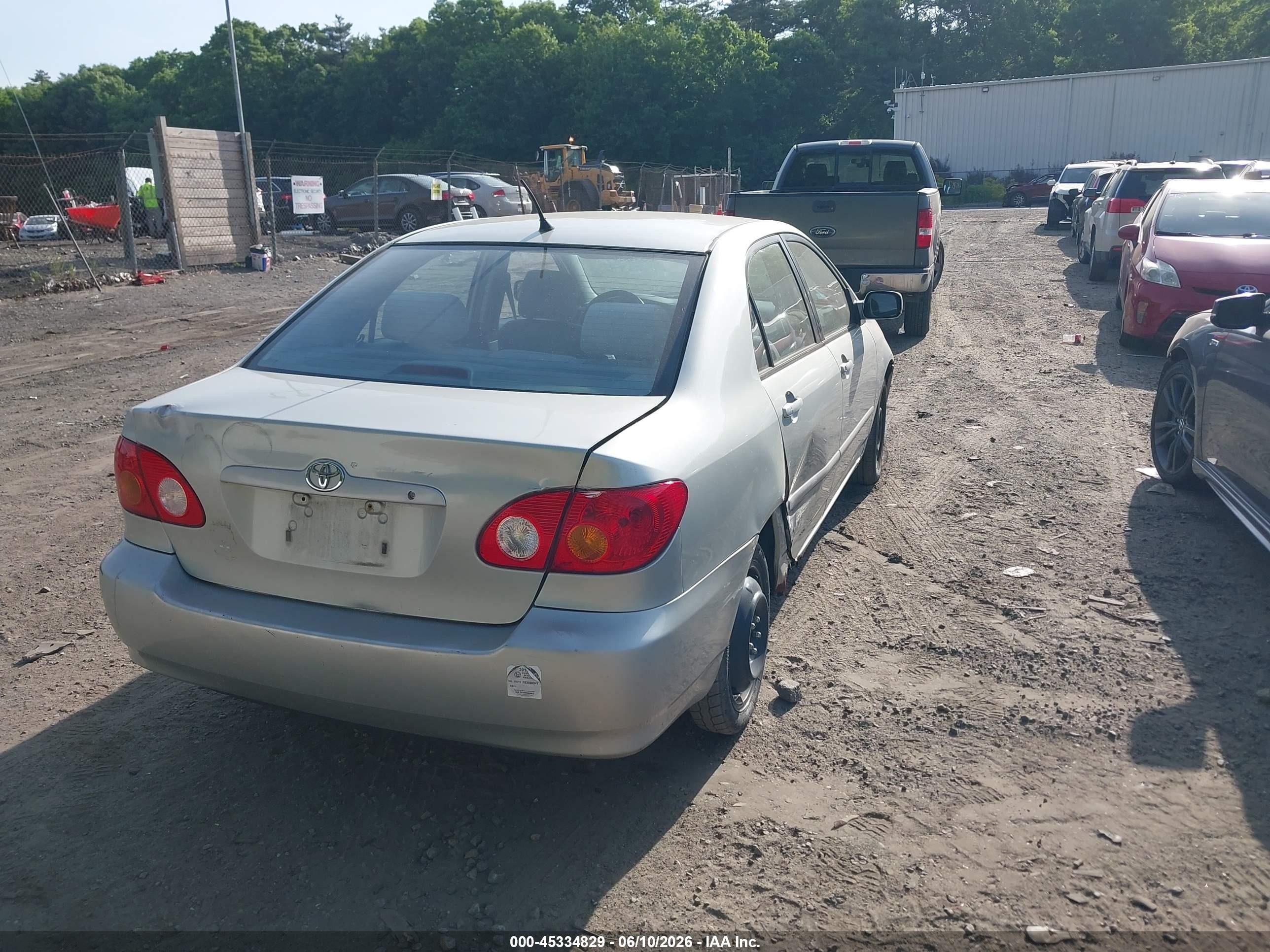 2003 Toyota Corolla Le Silver vin: 2T1BR32E63C149015