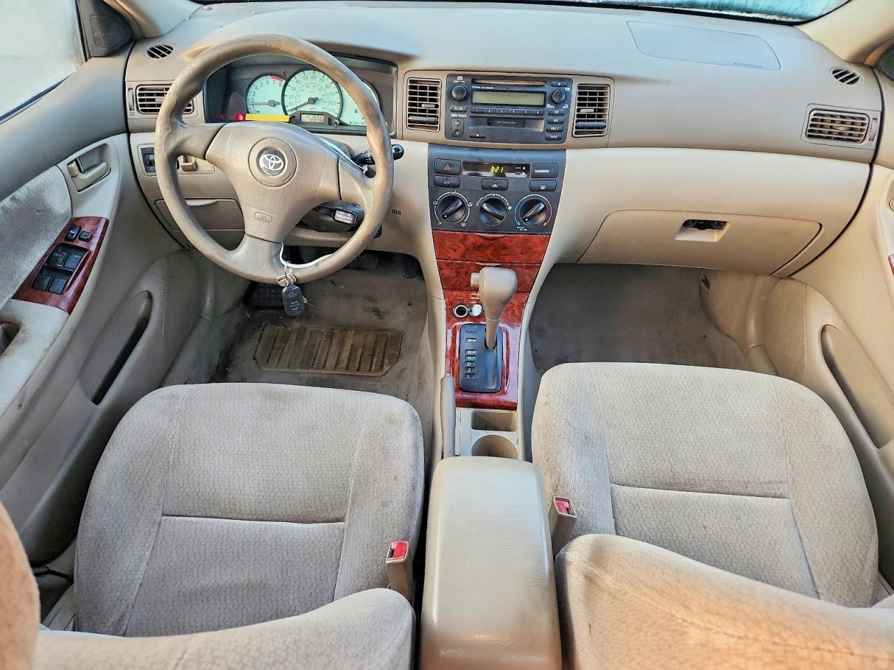 2003 Toyota Corolla Le Gray vin: 2T1BR32E63C160175