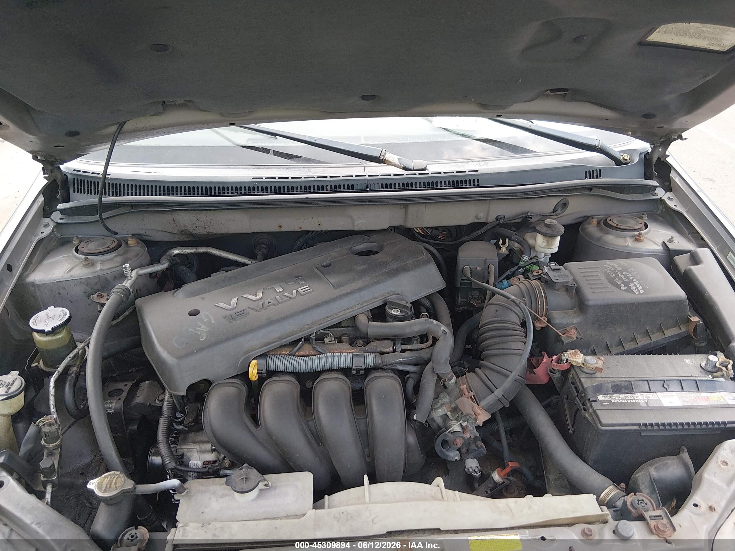 2004 Toyota Corolla Le Gray vin: 2T1BR32E64C170366