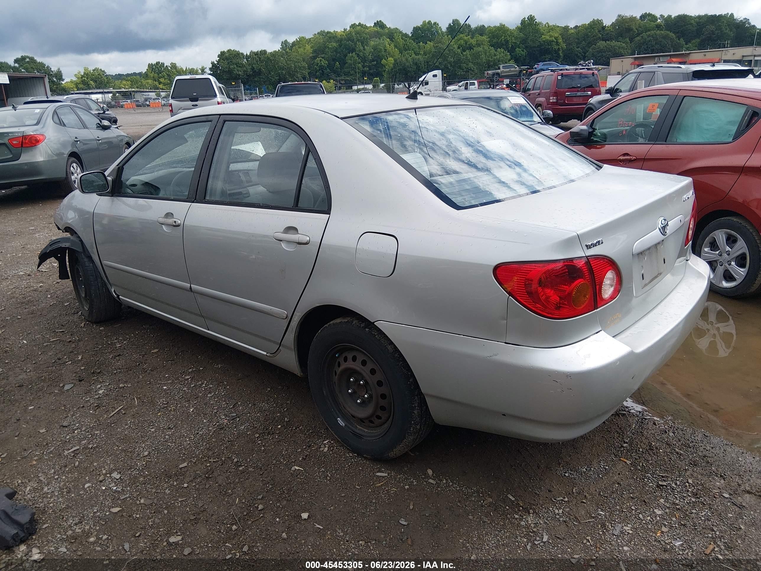 2004 Toyota Corolla Le Silver vin: 2T1BR32E64C234874
