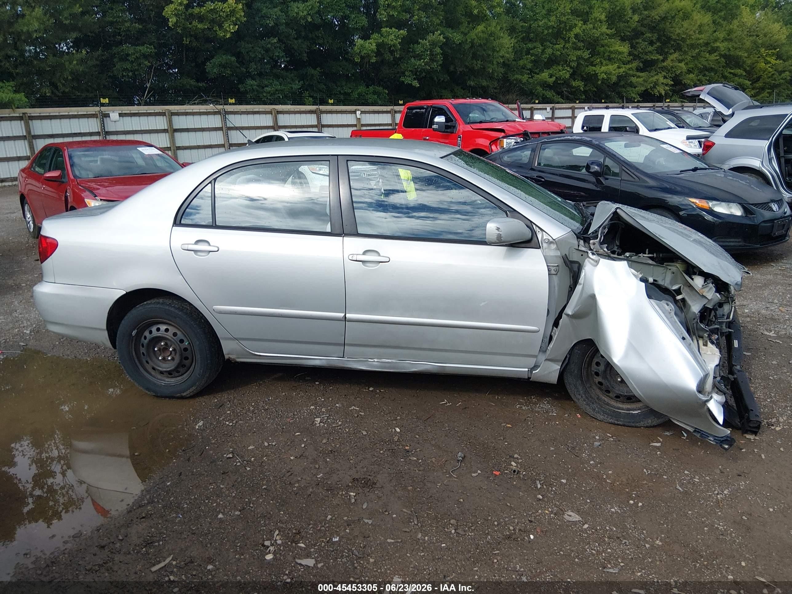 2004 Toyota Corolla Le Silver vin: 2T1BR32E64C234874