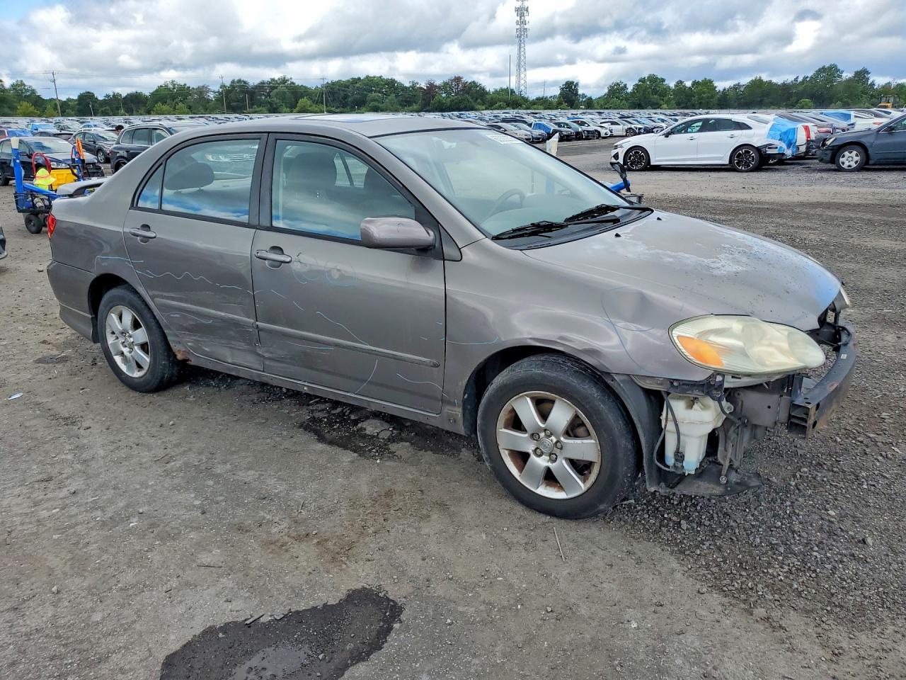 2004 Toyota Corolla S Gray vin: 2T1BR32E64C266434