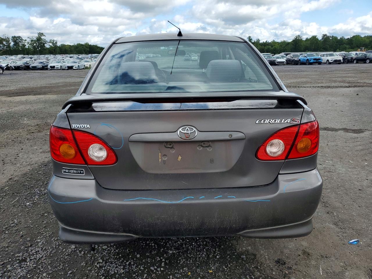 2004 Toyota Corolla S Gray vin: 2T1BR32E64C266434