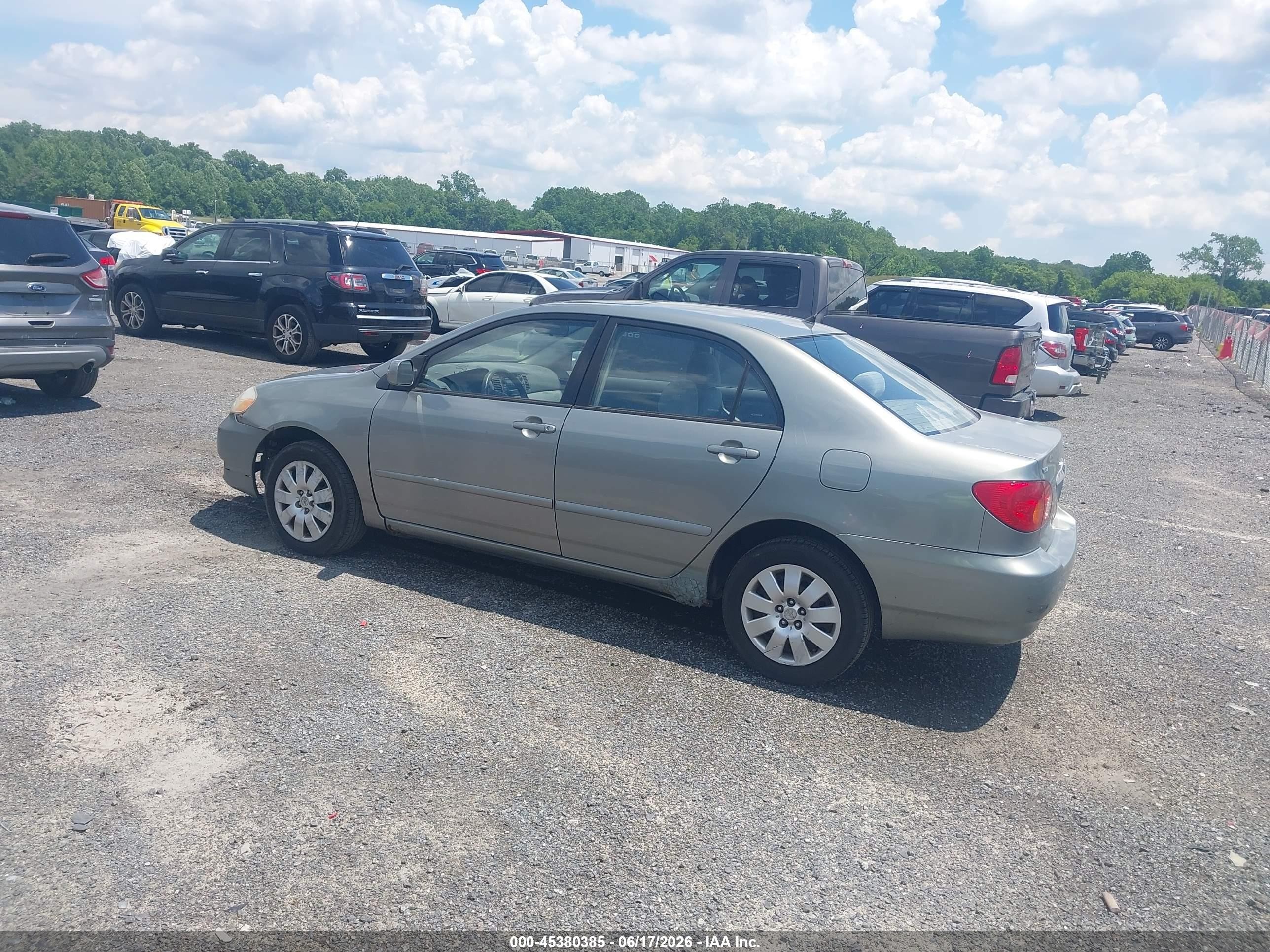 2004 Toyota Corolla Le Gray vin: 2T1BR32E64C289941