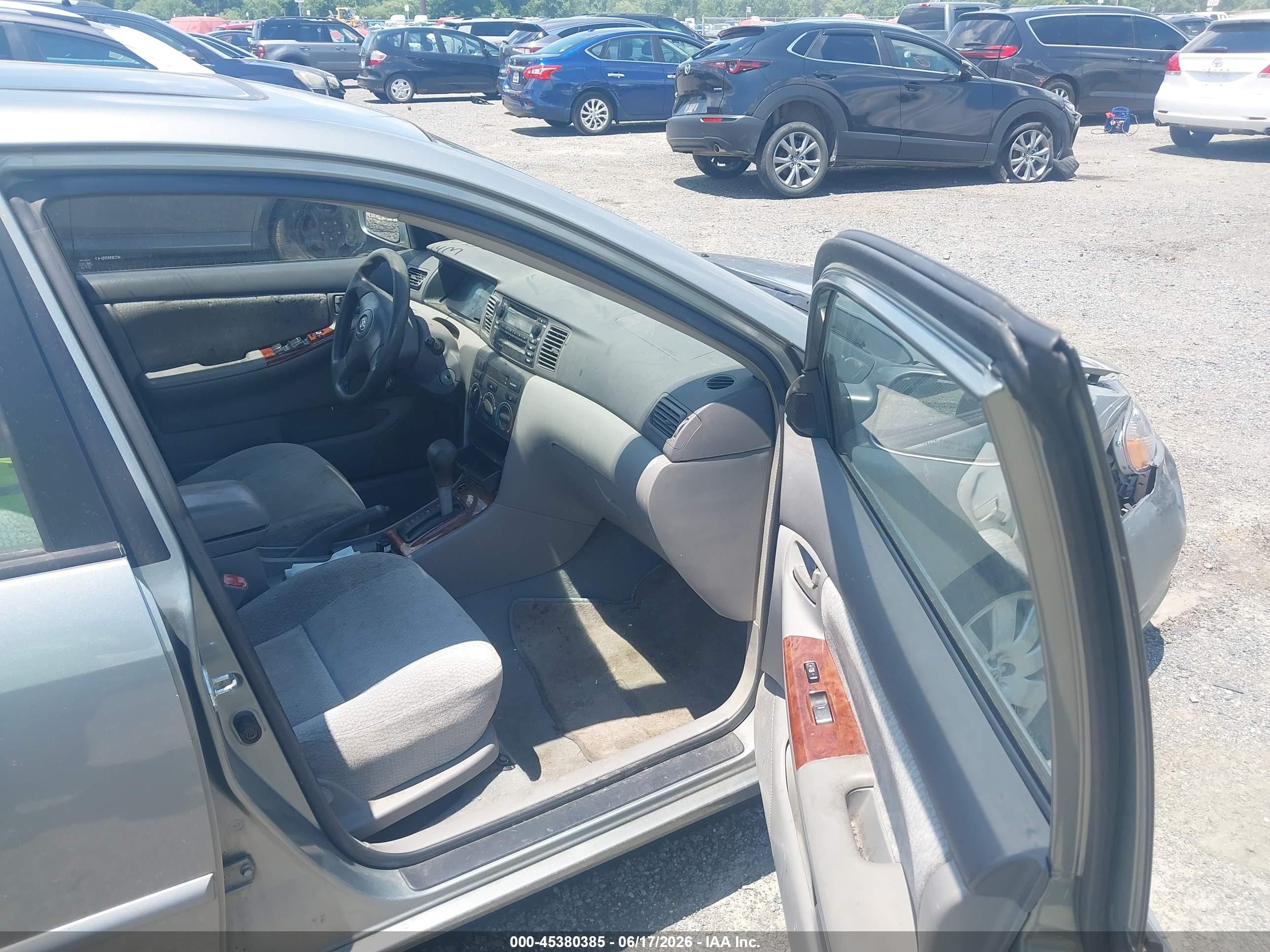2004 Toyota Corolla Le Gray vin: 2T1BR32E64C289941