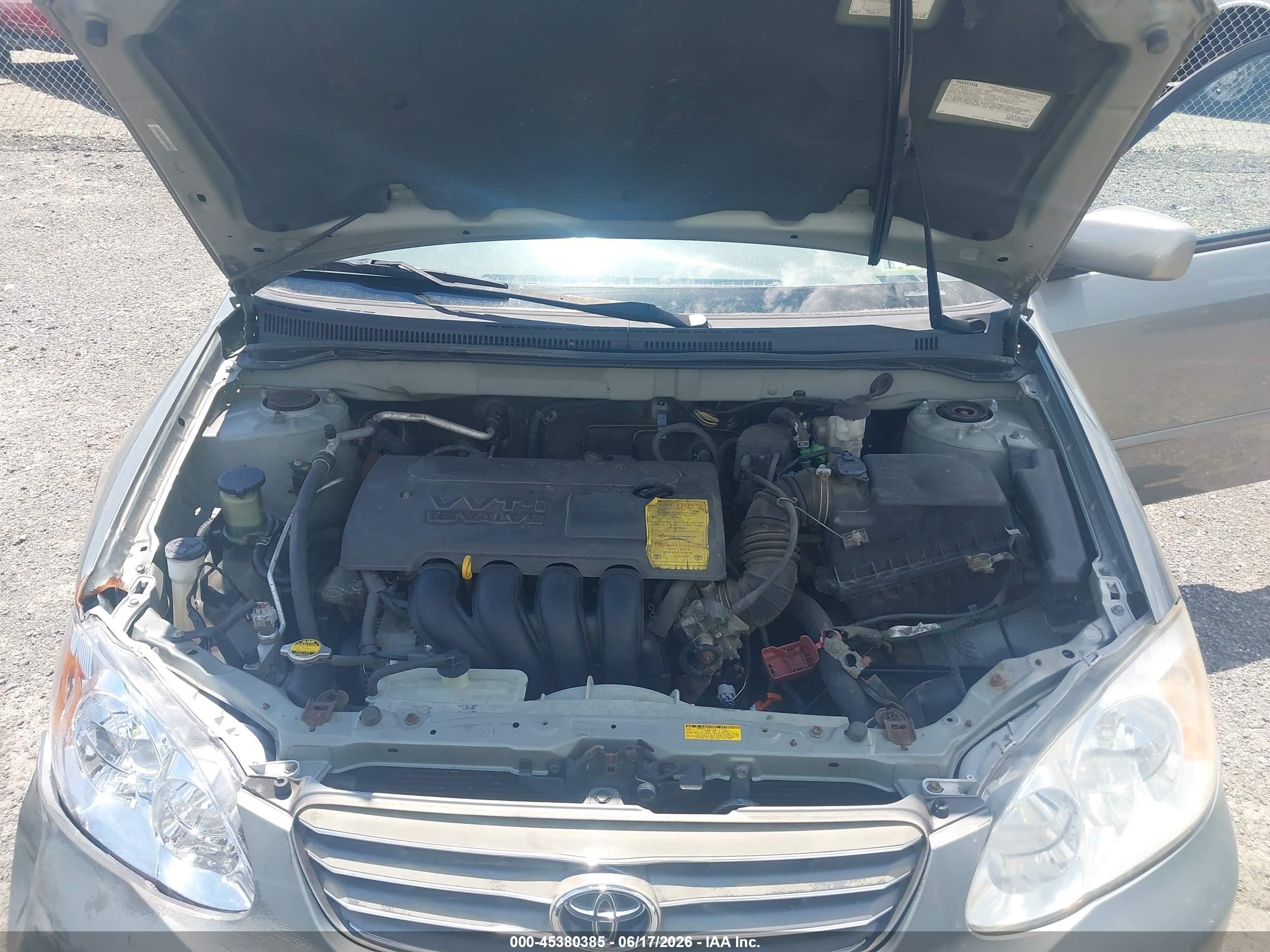 2004 Toyota Corolla Le Gray vin: 2T1BR32E64C289941