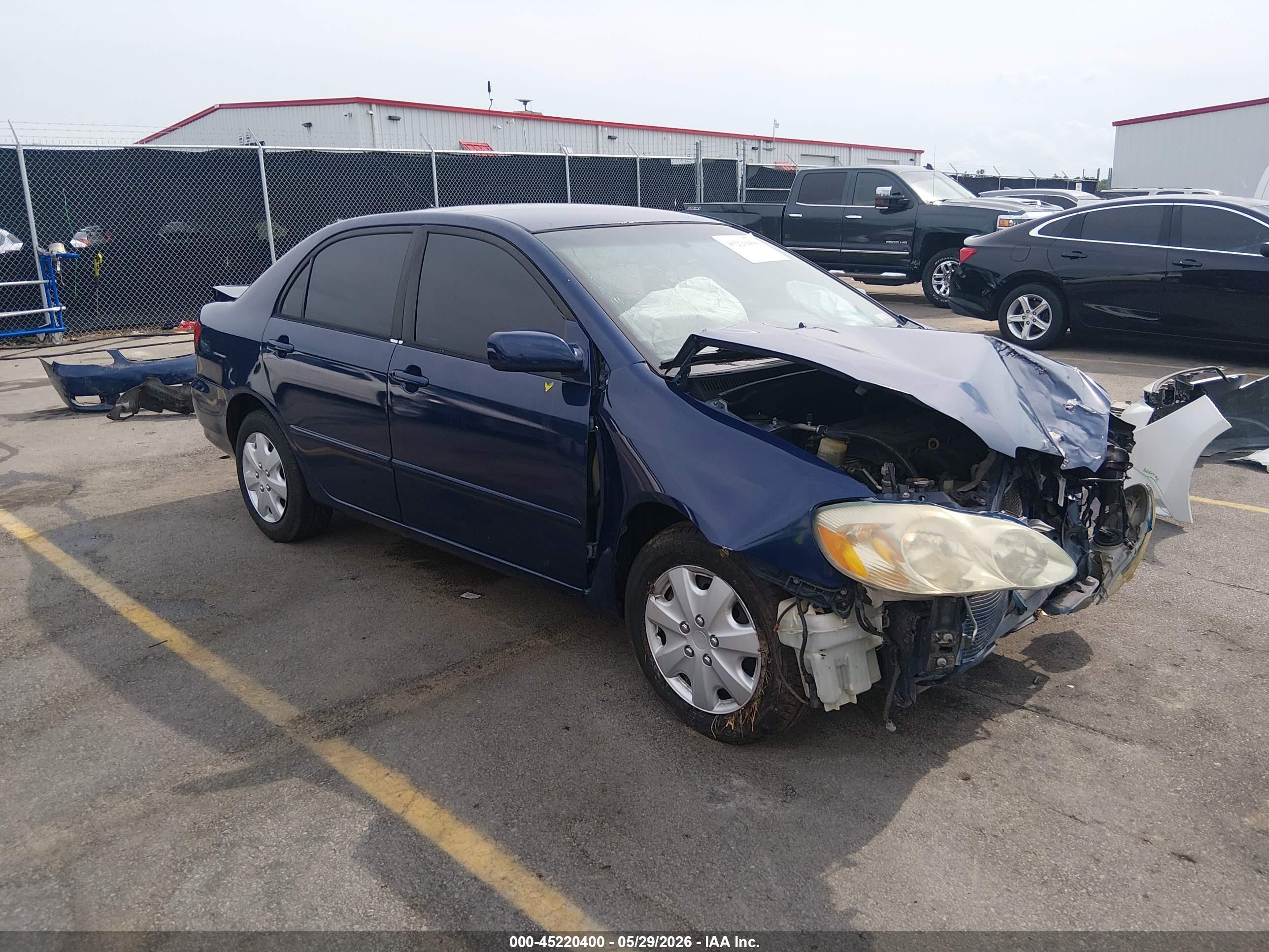 2004 Toyota Corolla Le Синий vin: 2T1BR32E64C302459