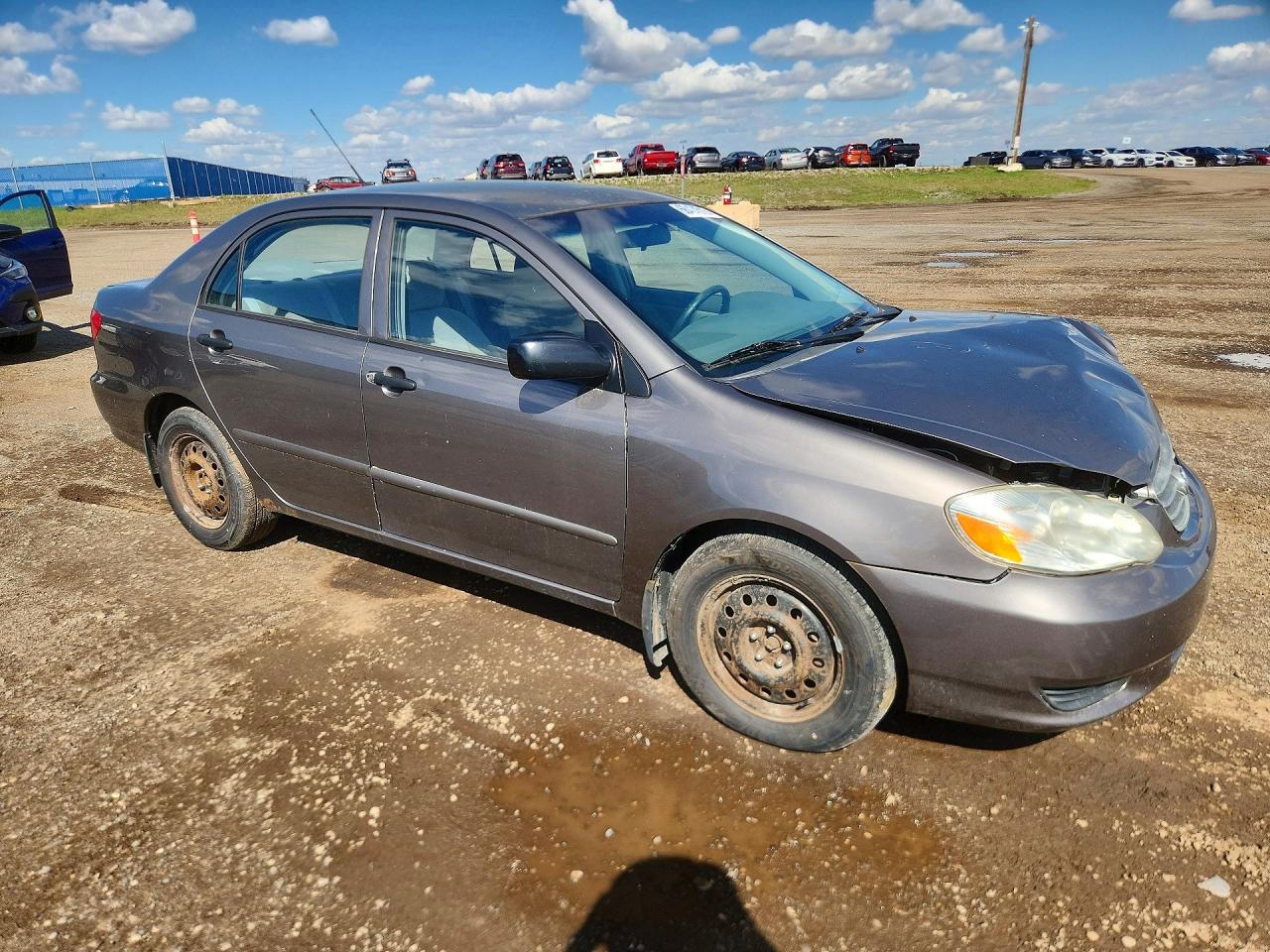 2004 Toyota Corolla Ce Gray vin: 2T1BR32E64C780817