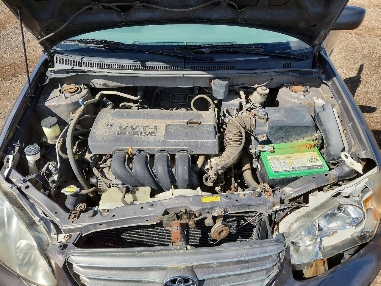 2004 Toyota Corolla Ce Gray vin: 2T1BR32E64C780817