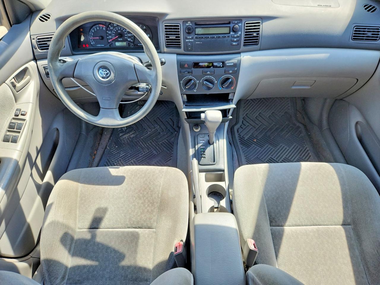 2004 Toyota Corolla Ce Gray vin: 2T1BR32E64C827523