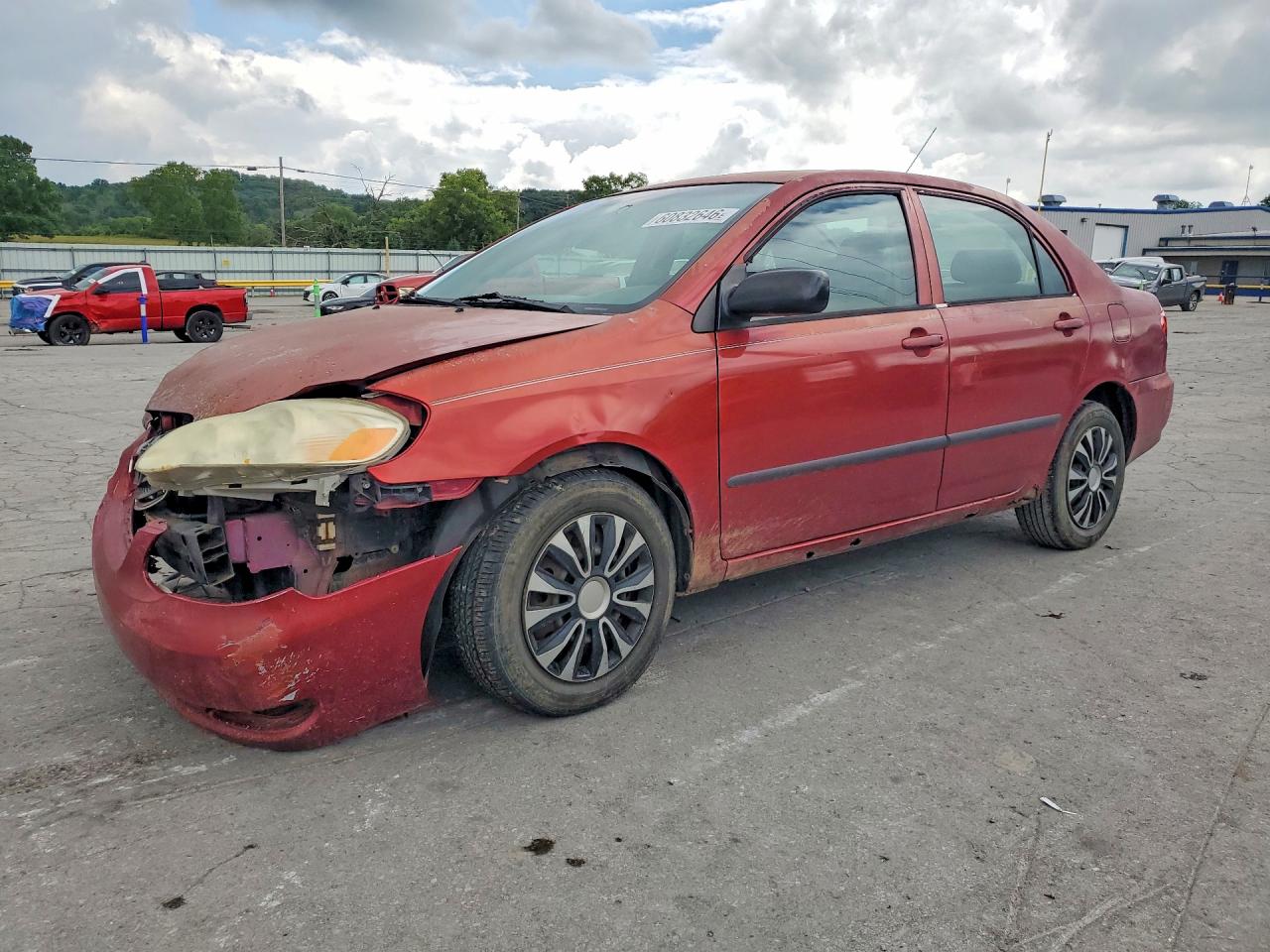 2005 Toyota Corolla Ce Красный vin: 2T1BR32E65C325466