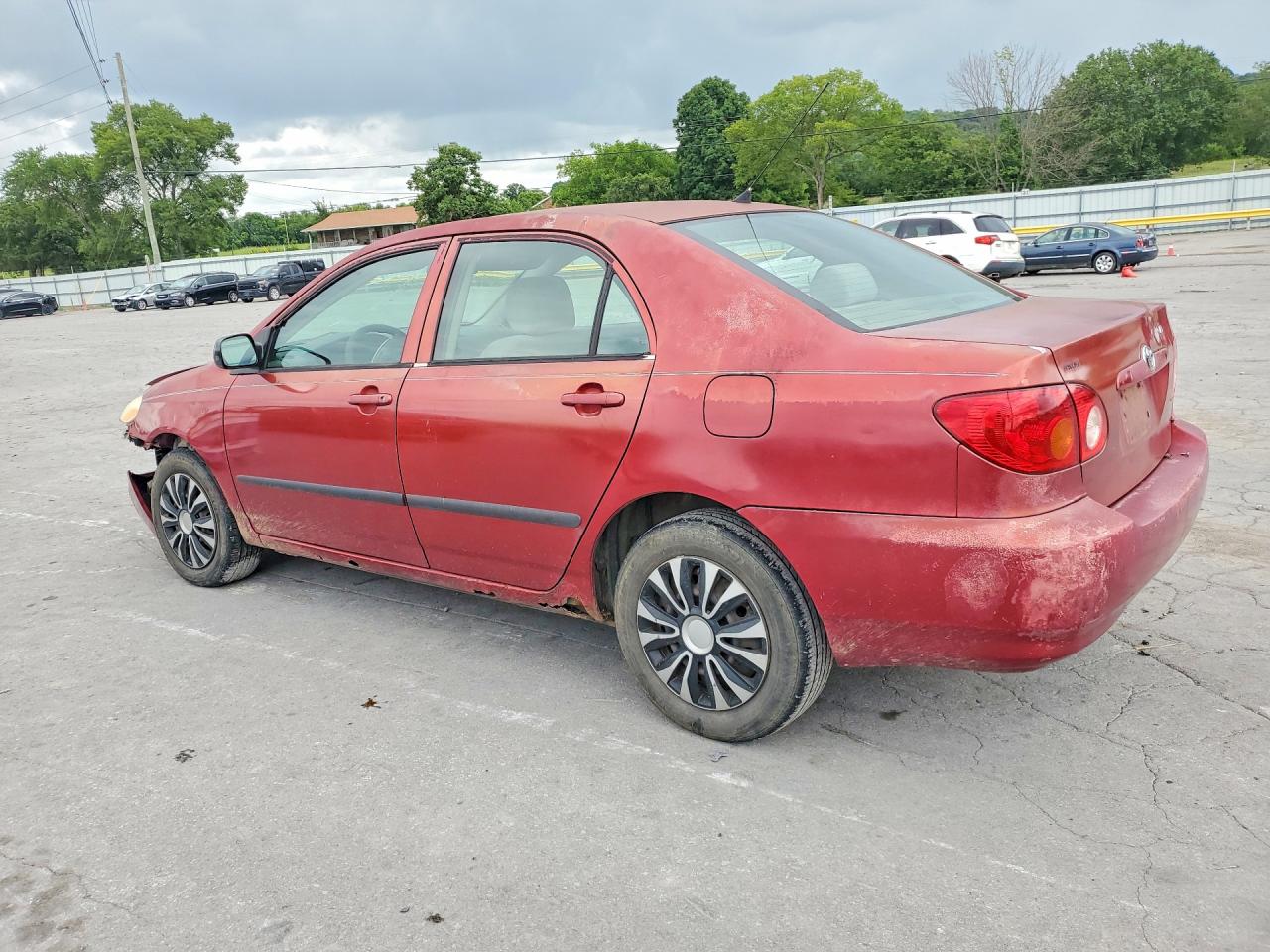 2005 Toyota Corolla Ce Красный vin: 2T1BR32E65C325466