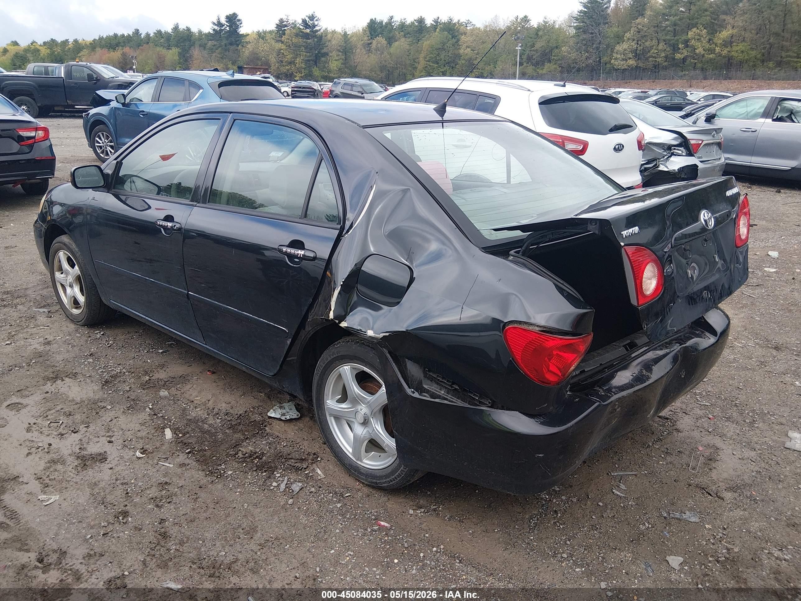 2005 Toyota Corolla Le Black vin: 2T1BR32E65C358547