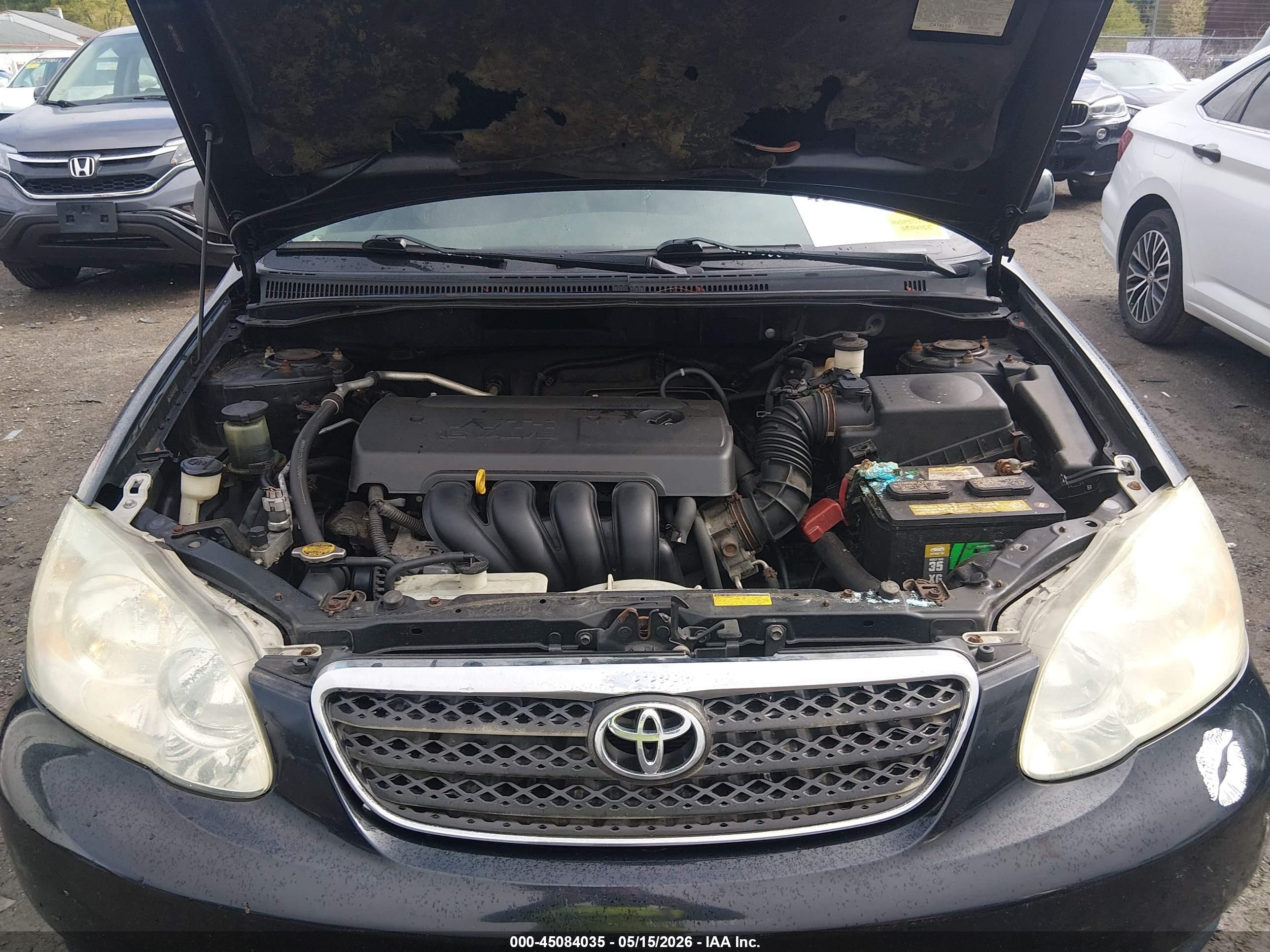 2005 Toyota Corolla Le Black vin: 2T1BR32E65C358547