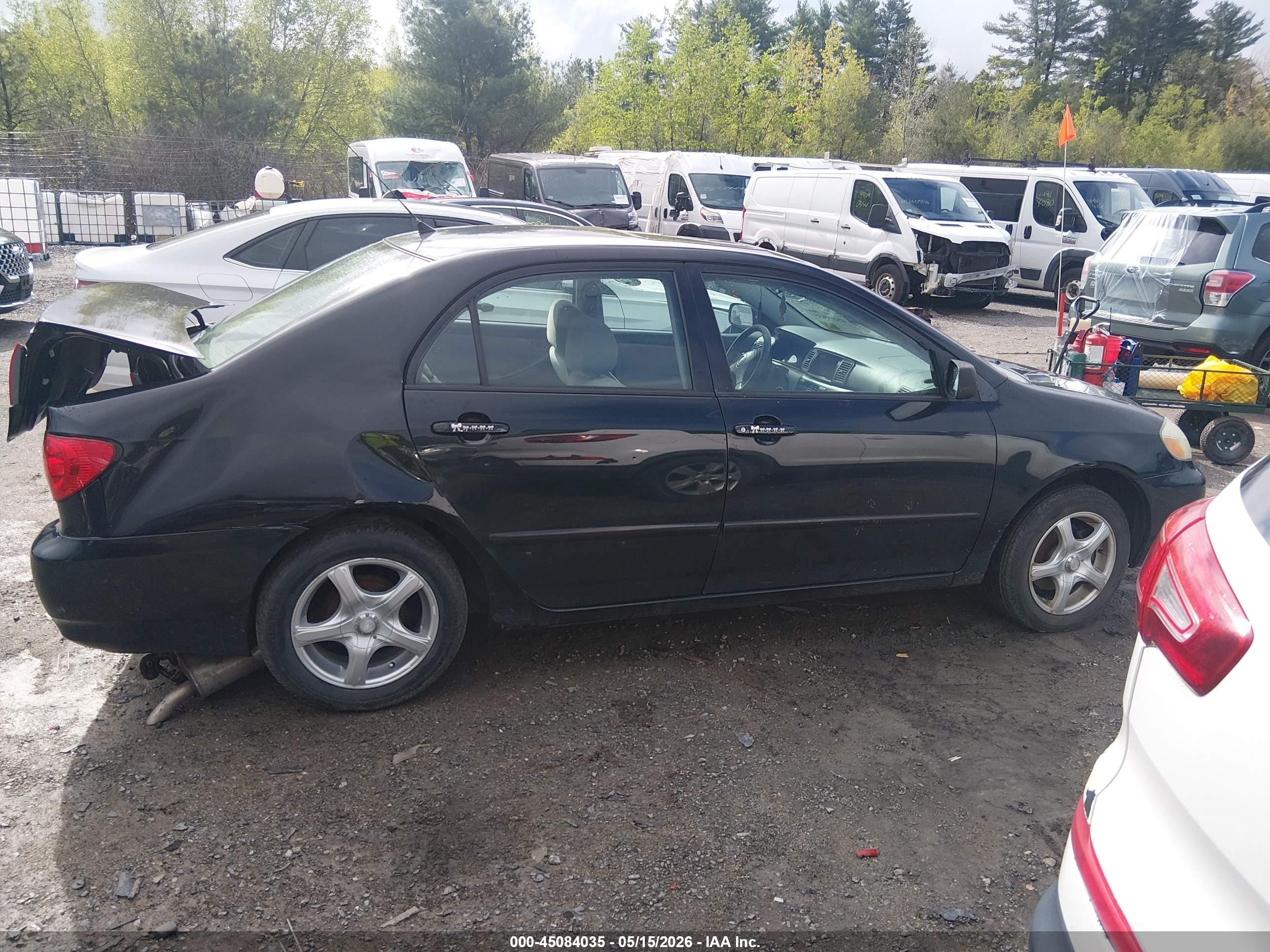 2005 Toyota Corolla Le Black vin: 2T1BR32E65C358547
