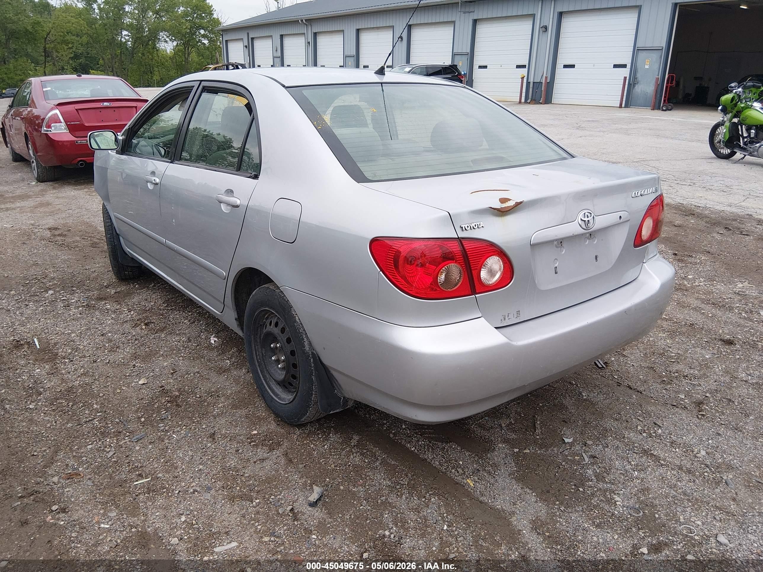 2005 Toyota Corolla Le Silver vin: 2T1BR32E65C376417