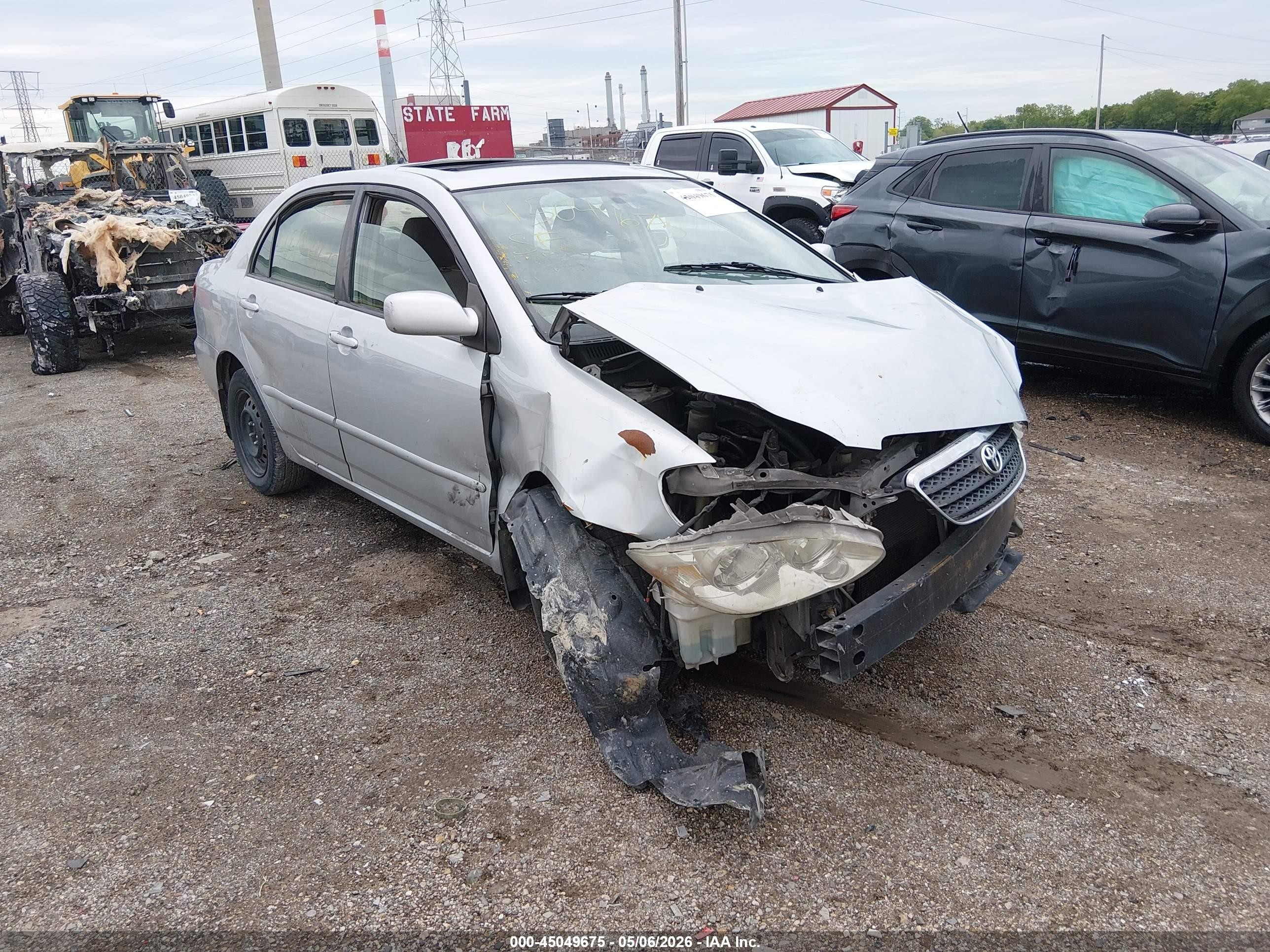 2005 Toyota Corolla Le Silver vin: 2T1BR32E65C376417