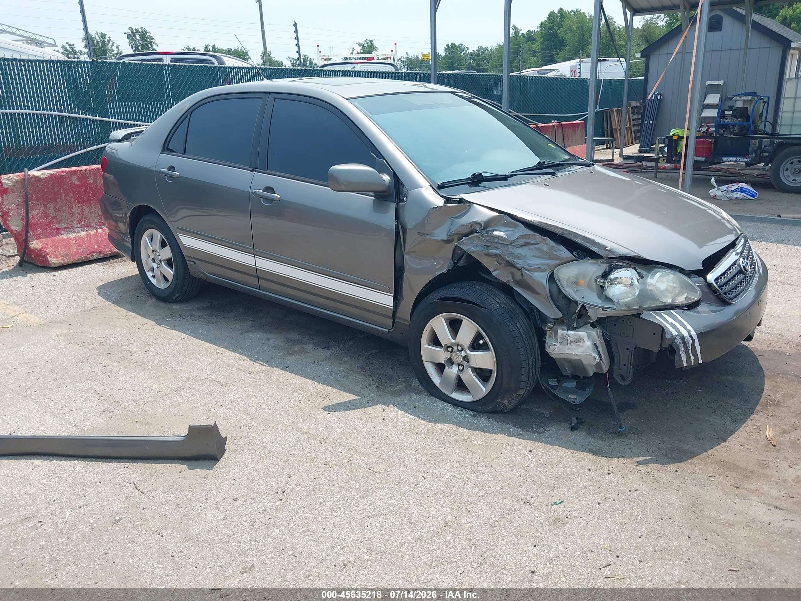 2005 Toyota Corolla S Gray vin: 2T1BR32E65C380466