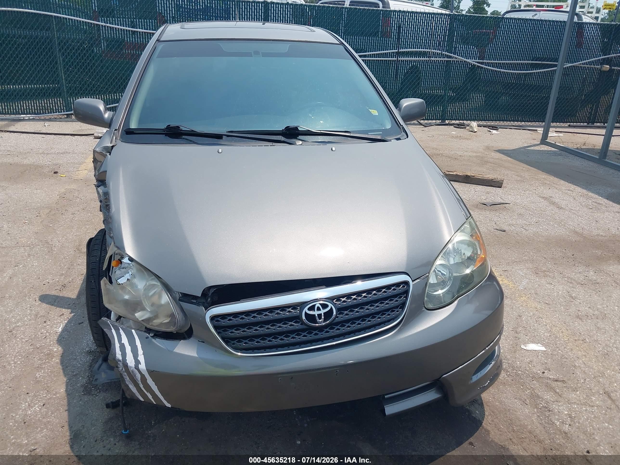 2005 Toyota Corolla S Gray vin: 2T1BR32E65C380466