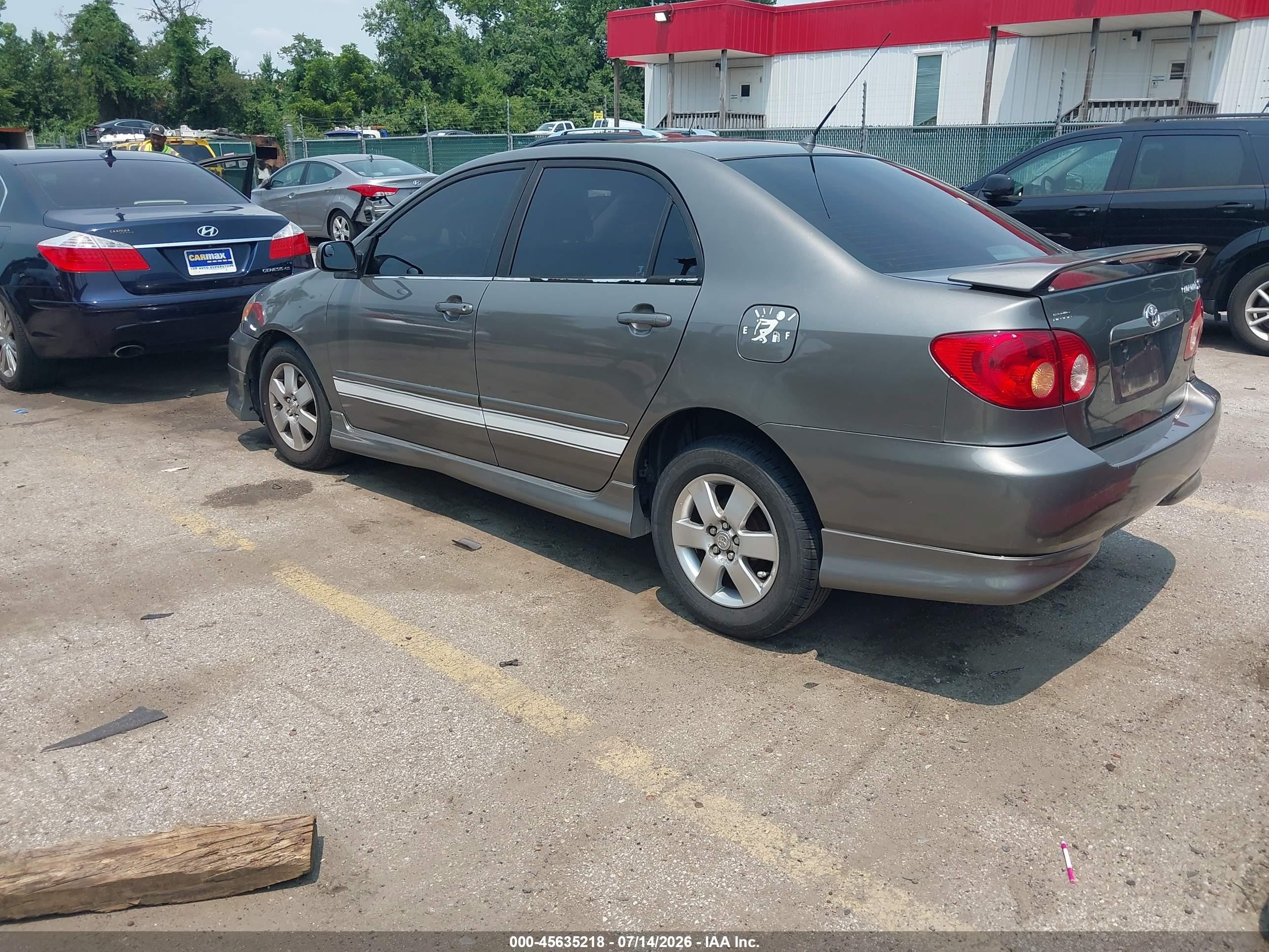 2005 Toyota Corolla S Gray vin: 2T1BR32E65C380466