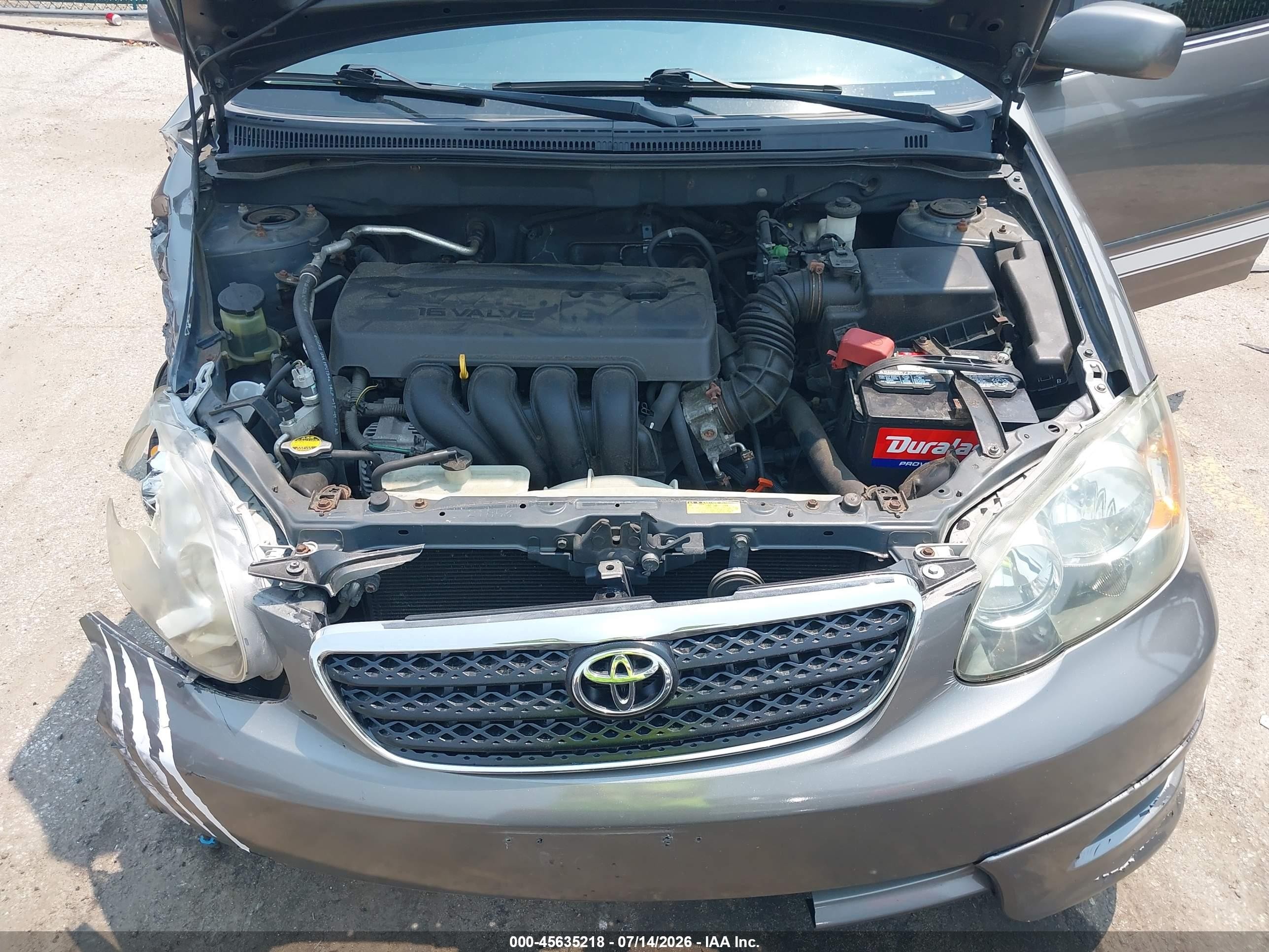 2005 Toyota Corolla S Gray vin: 2T1BR32E65C380466