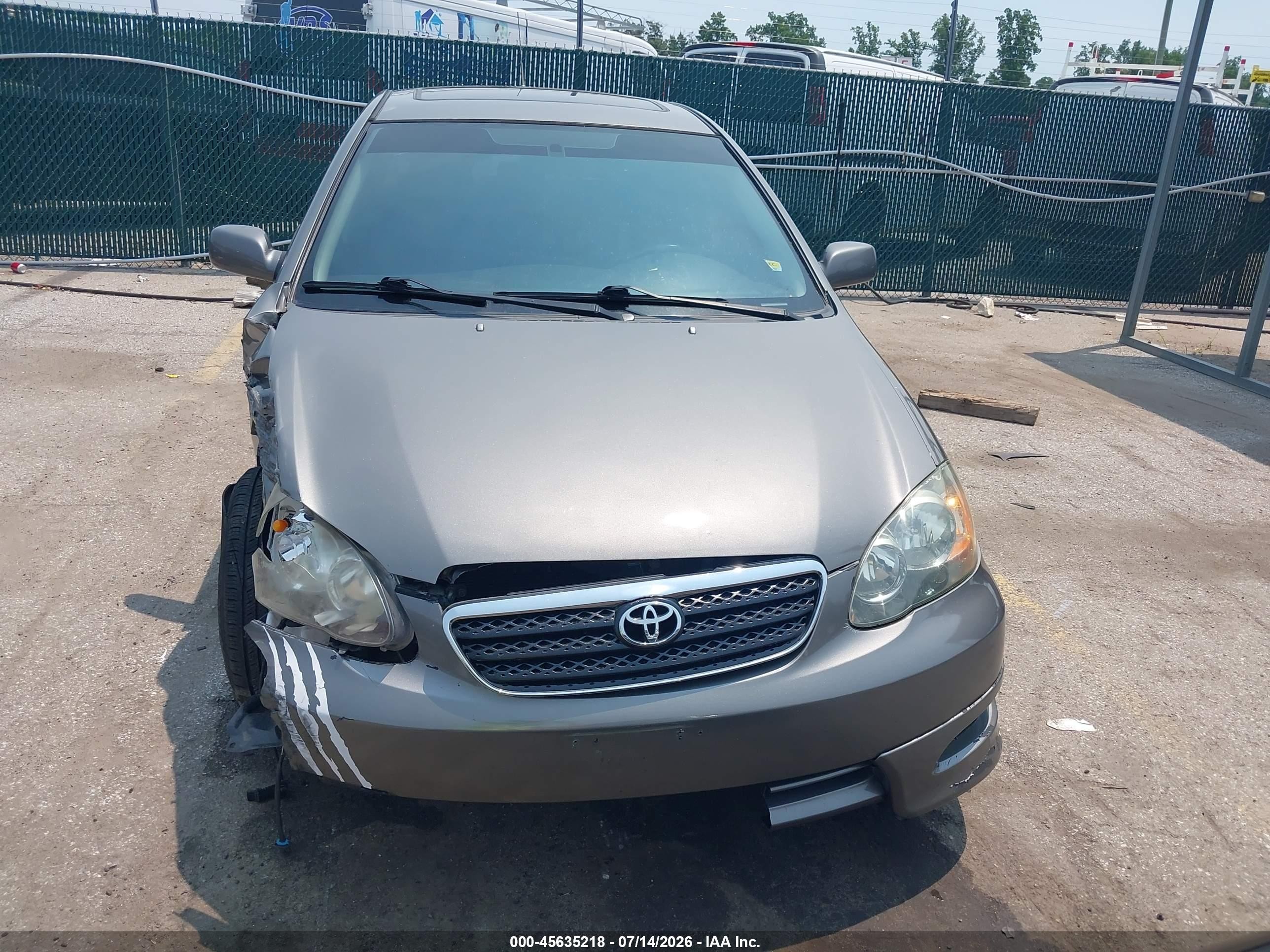 2005 Toyota Corolla S Gray vin: 2T1BR32E65C380466