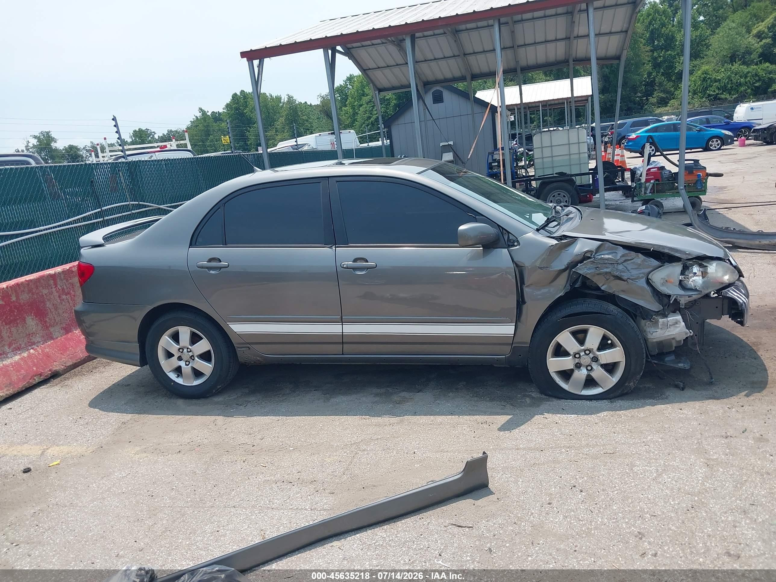 2005 Toyota Corolla S Gray vin: 2T1BR32E65C380466