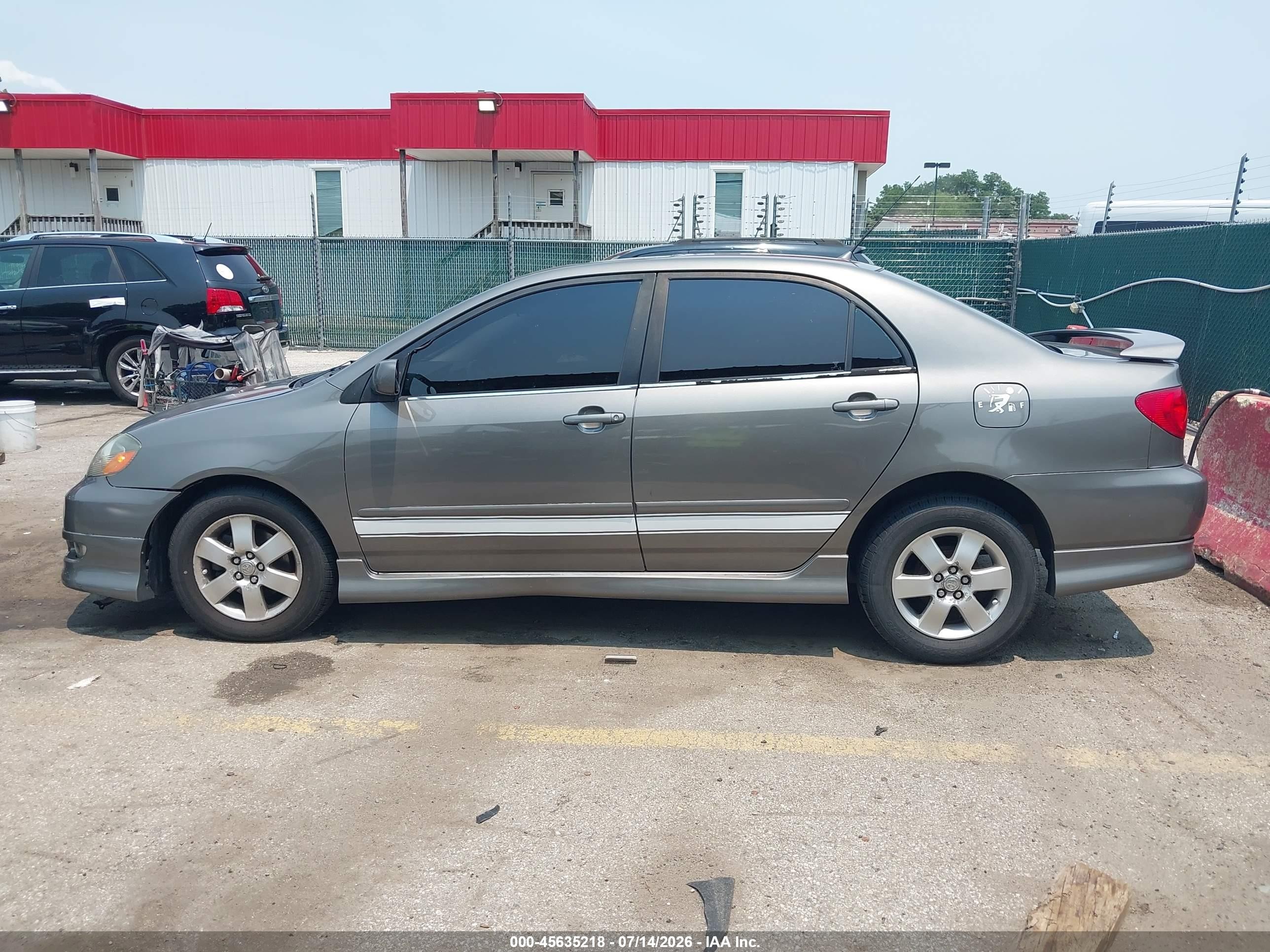 2005 Toyota Corolla S Gray vin: 2T1BR32E65C380466