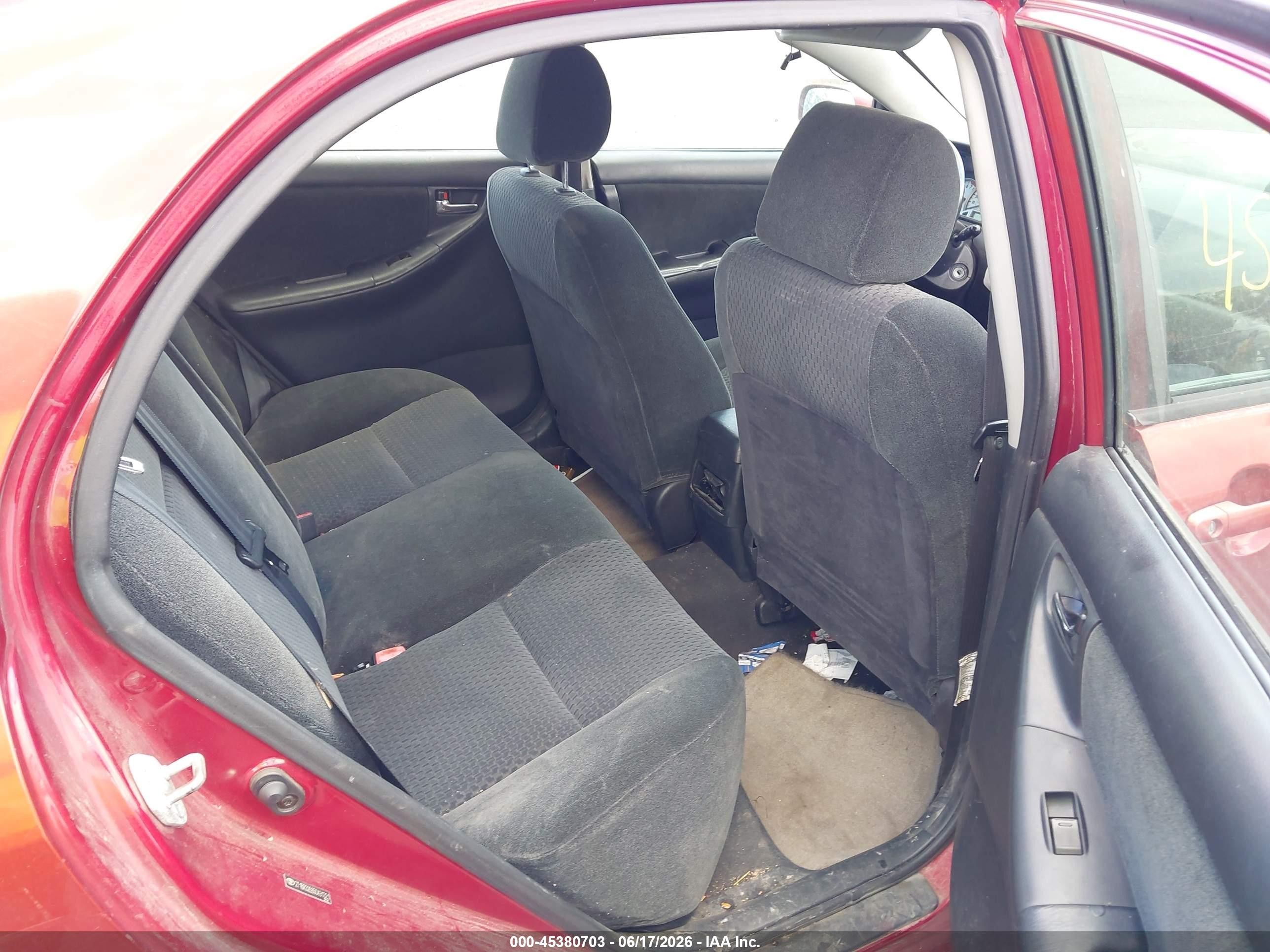 2005 Toyota Corolla S Red vin: 2T1BR32E65C431321