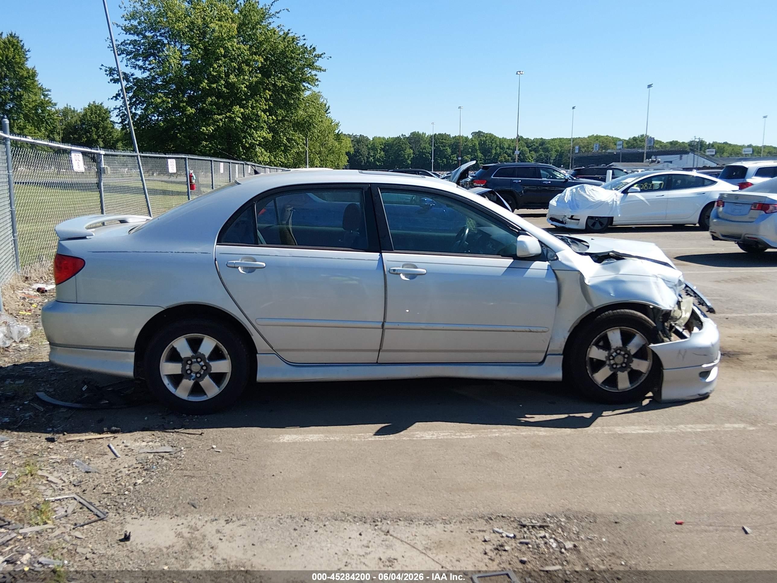 2005 Toyota Corolla S Silver vin: 2T1BR32E65C431447