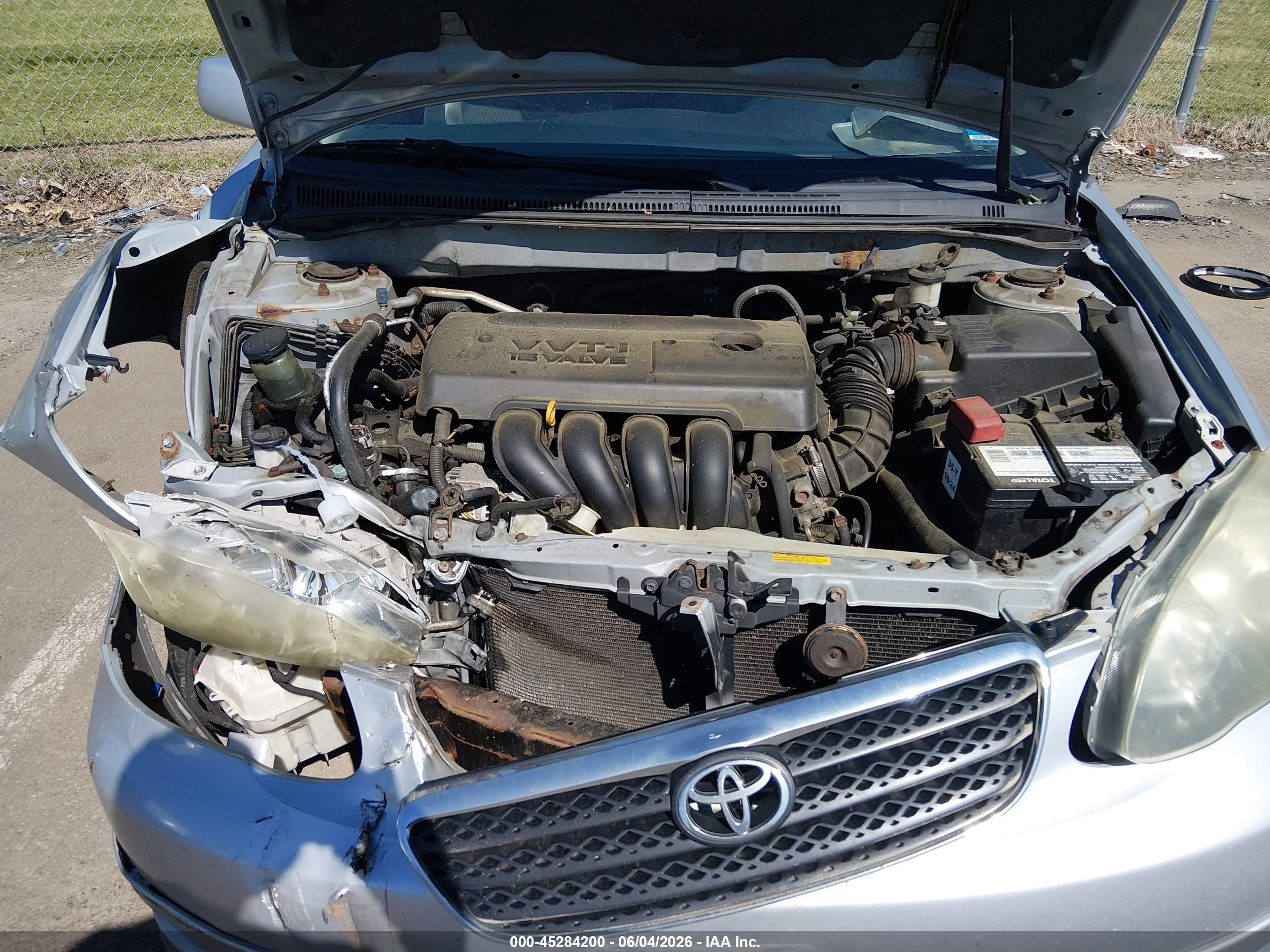 2005 Toyota Corolla S Silver vin: 2T1BR32E65C431447