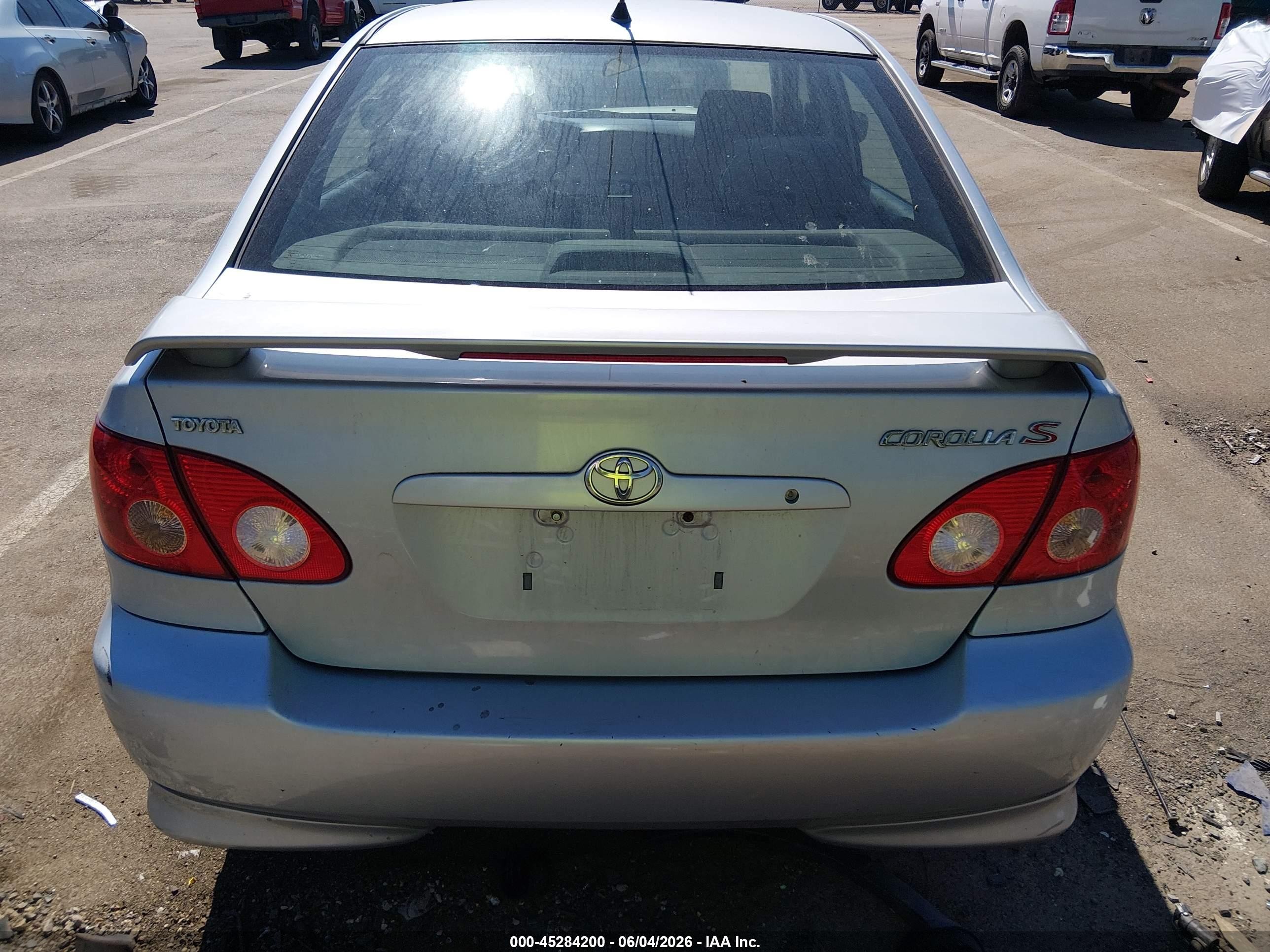 2005 Toyota Corolla S Silver vin: 2T1BR32E65C431447