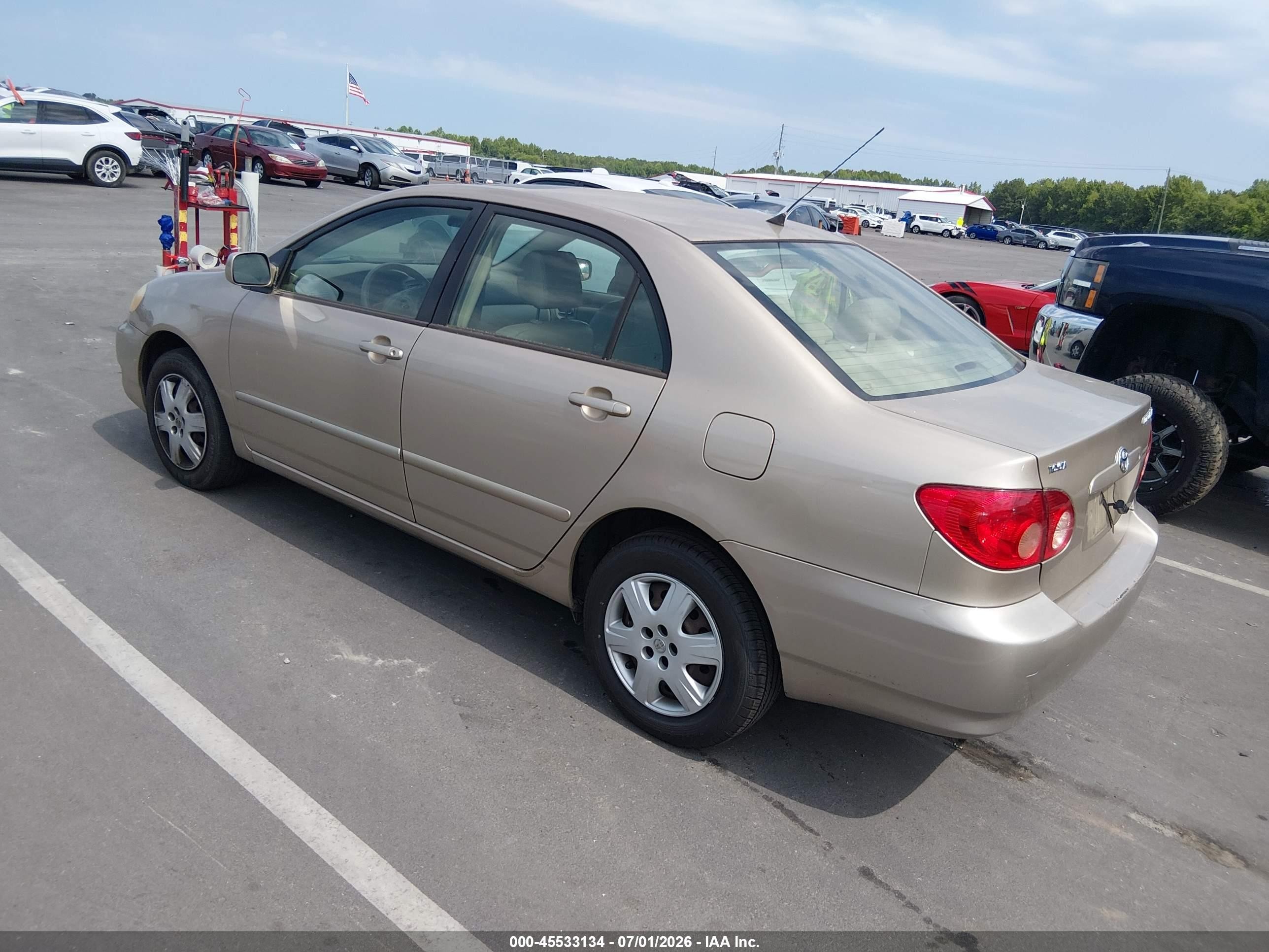 2005 Toyota Corolla Le Beige vin: 2T1BR32E65C464481