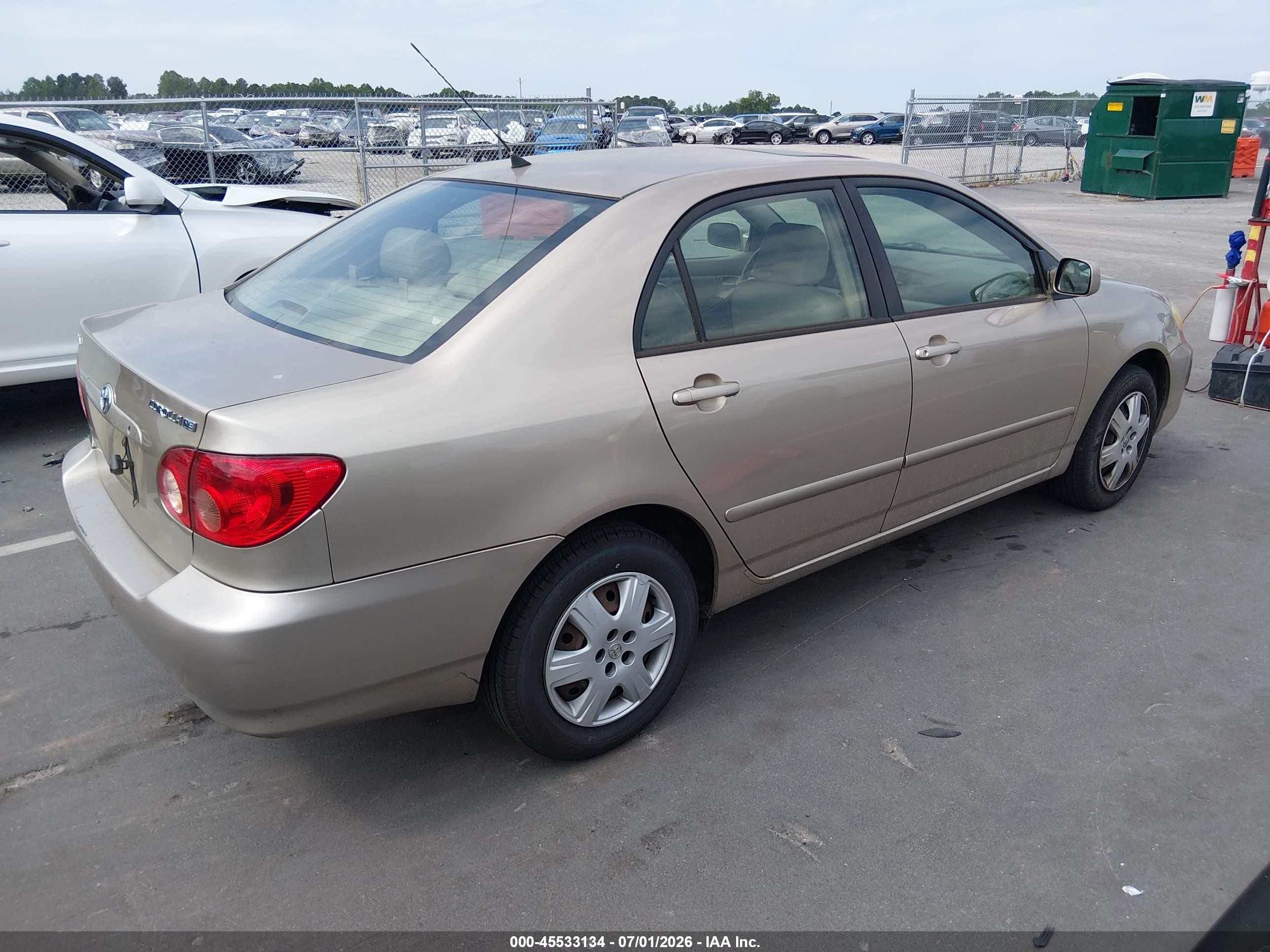 2005 Toyota Corolla Le Beige vin: 2T1BR32E65C464481