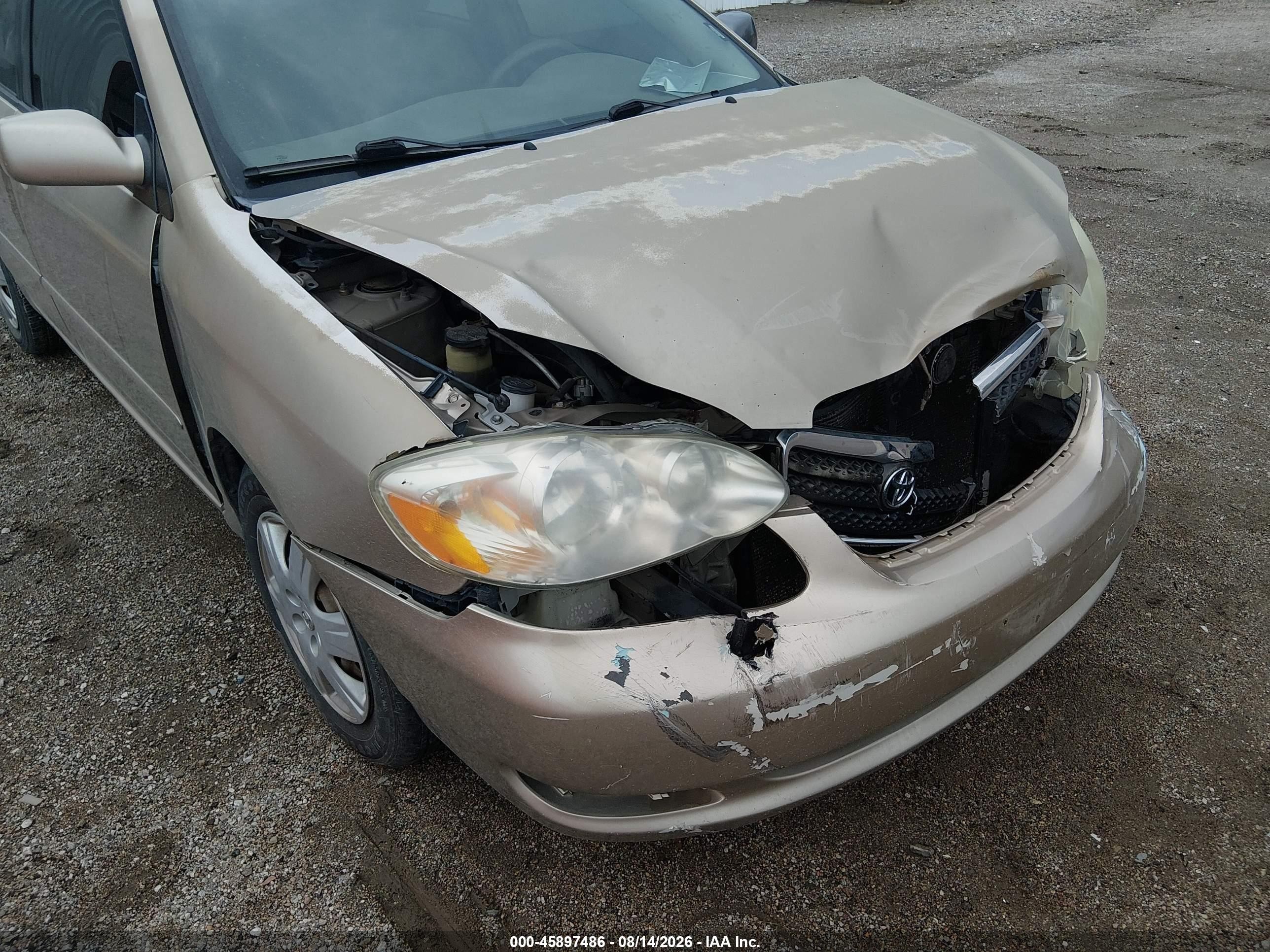 2005 Toyota Corolla Le Beige vin: 2T1BR32E65C485430