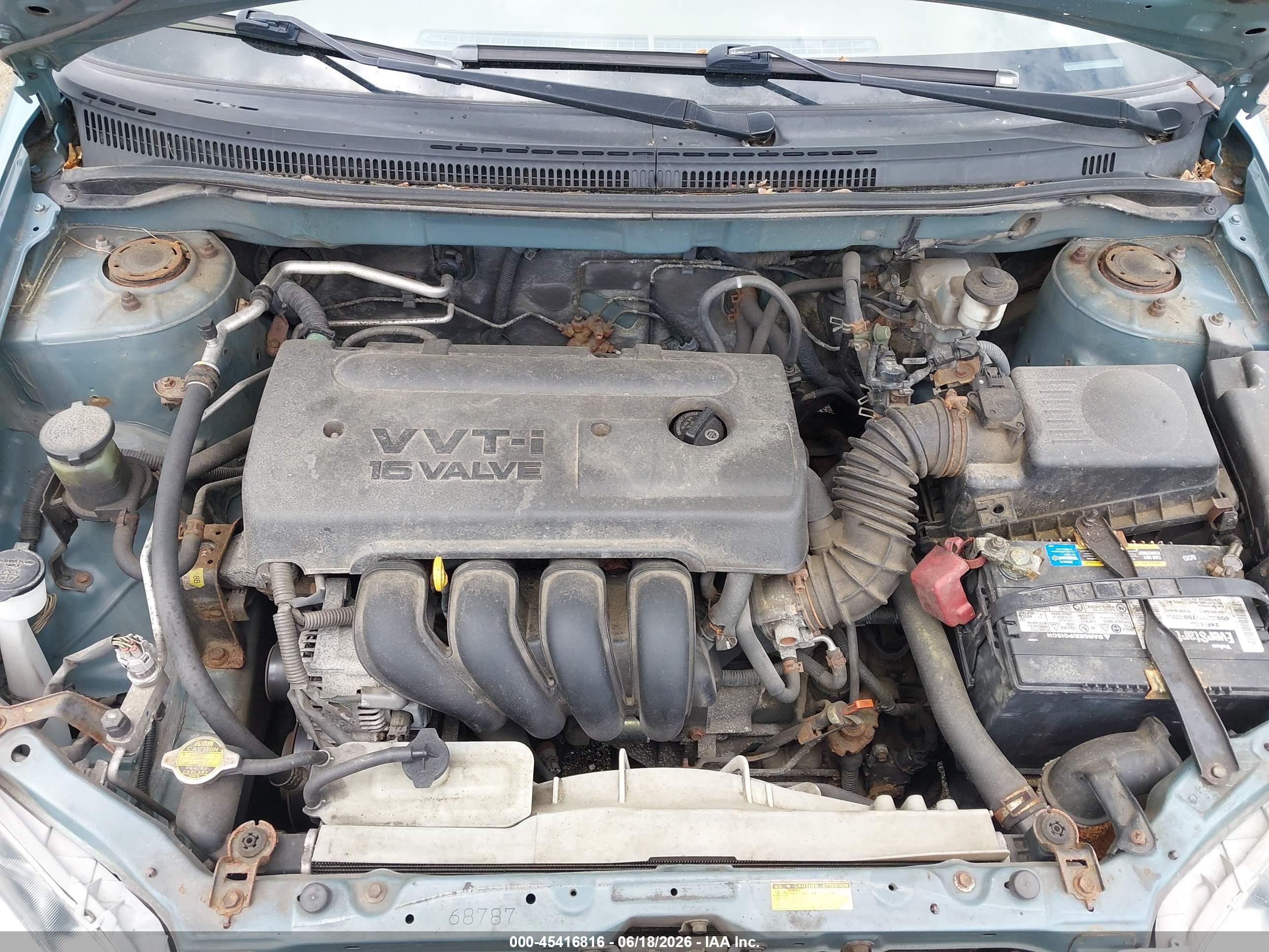 2005 Toyota Corolla Le Green vin: 2T1BR32E65C495925