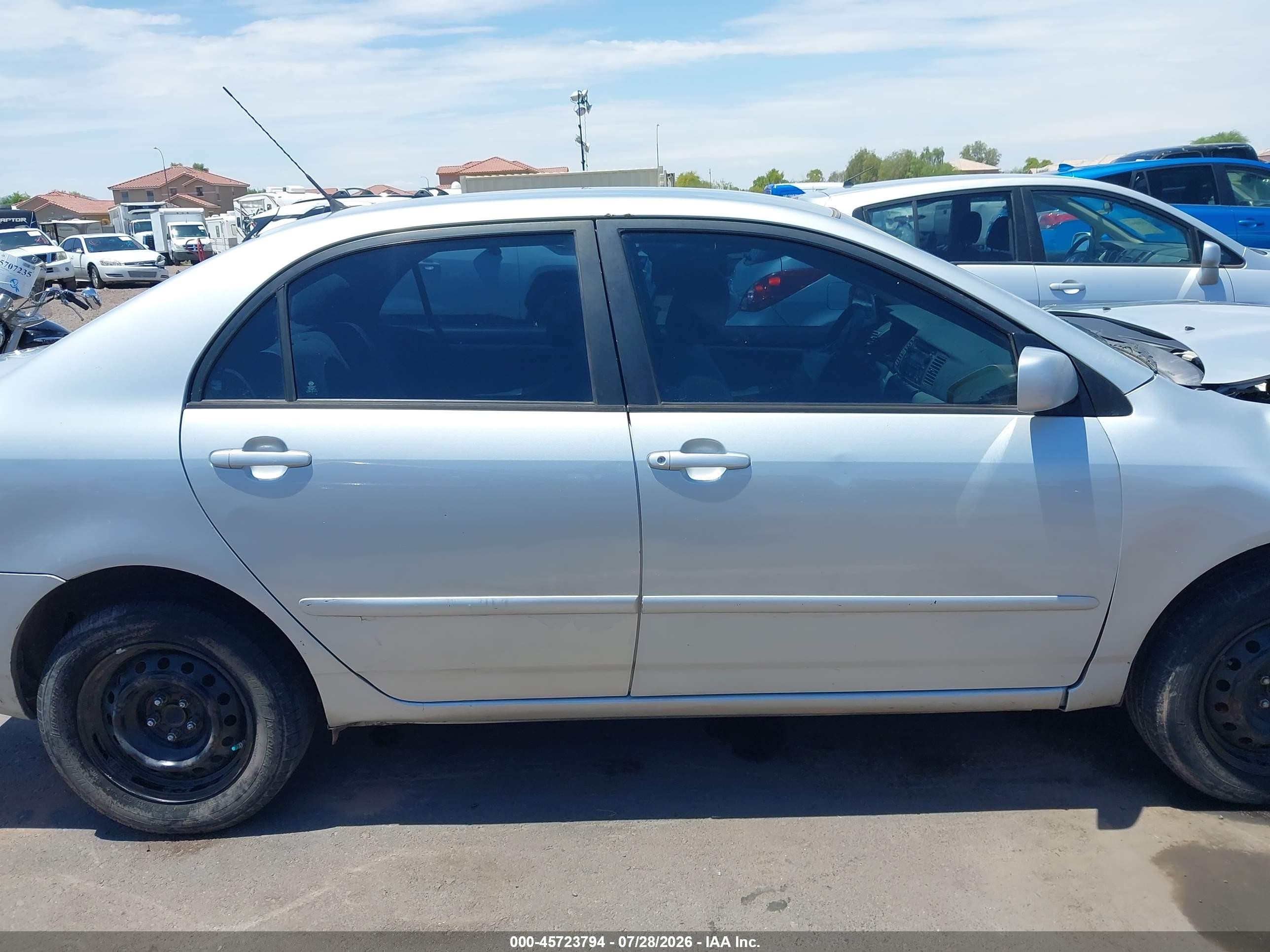 2006 Toyota Corolla Le Silver vin: 2T1BR32E66C559074