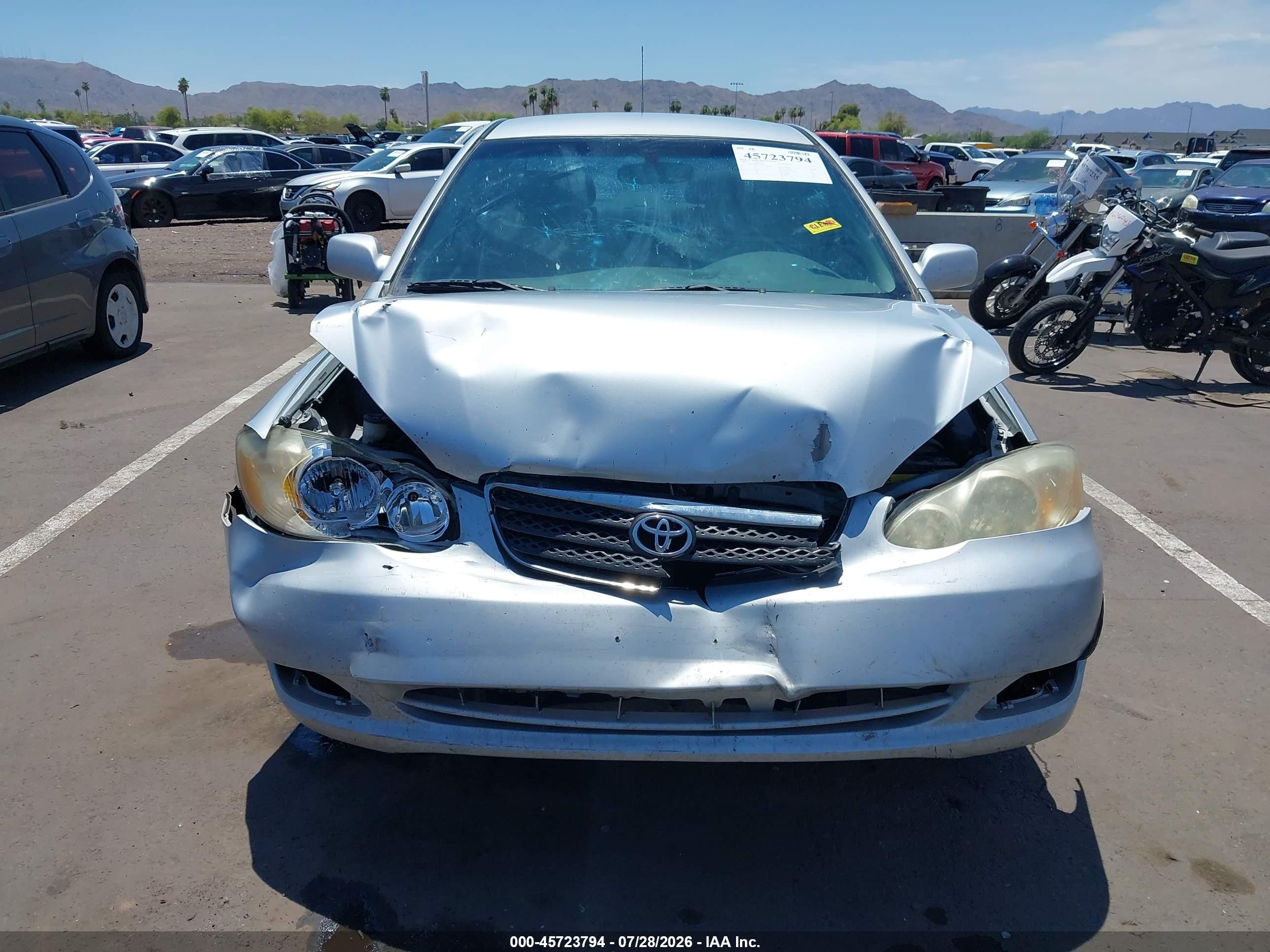 2006 Toyota Corolla Le Silver vin: 2T1BR32E66C559074