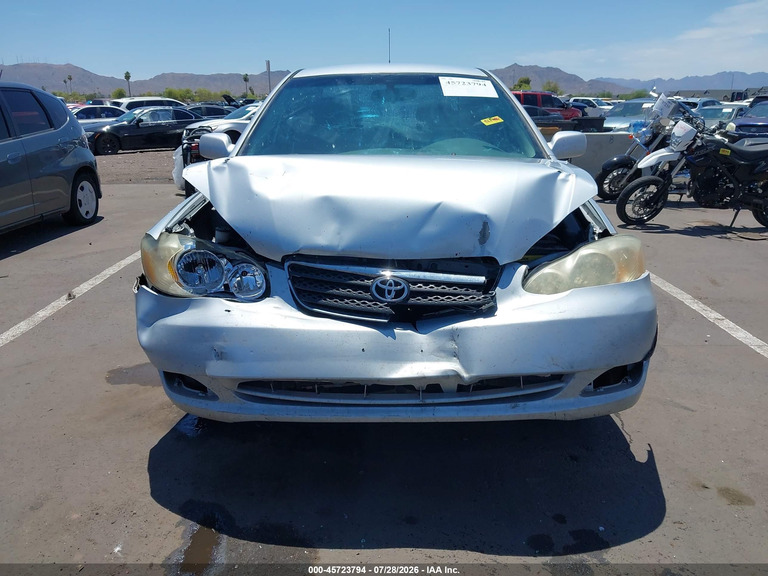 2006 Toyota Corolla Le Silver vin: 2T1BR32E66C559074