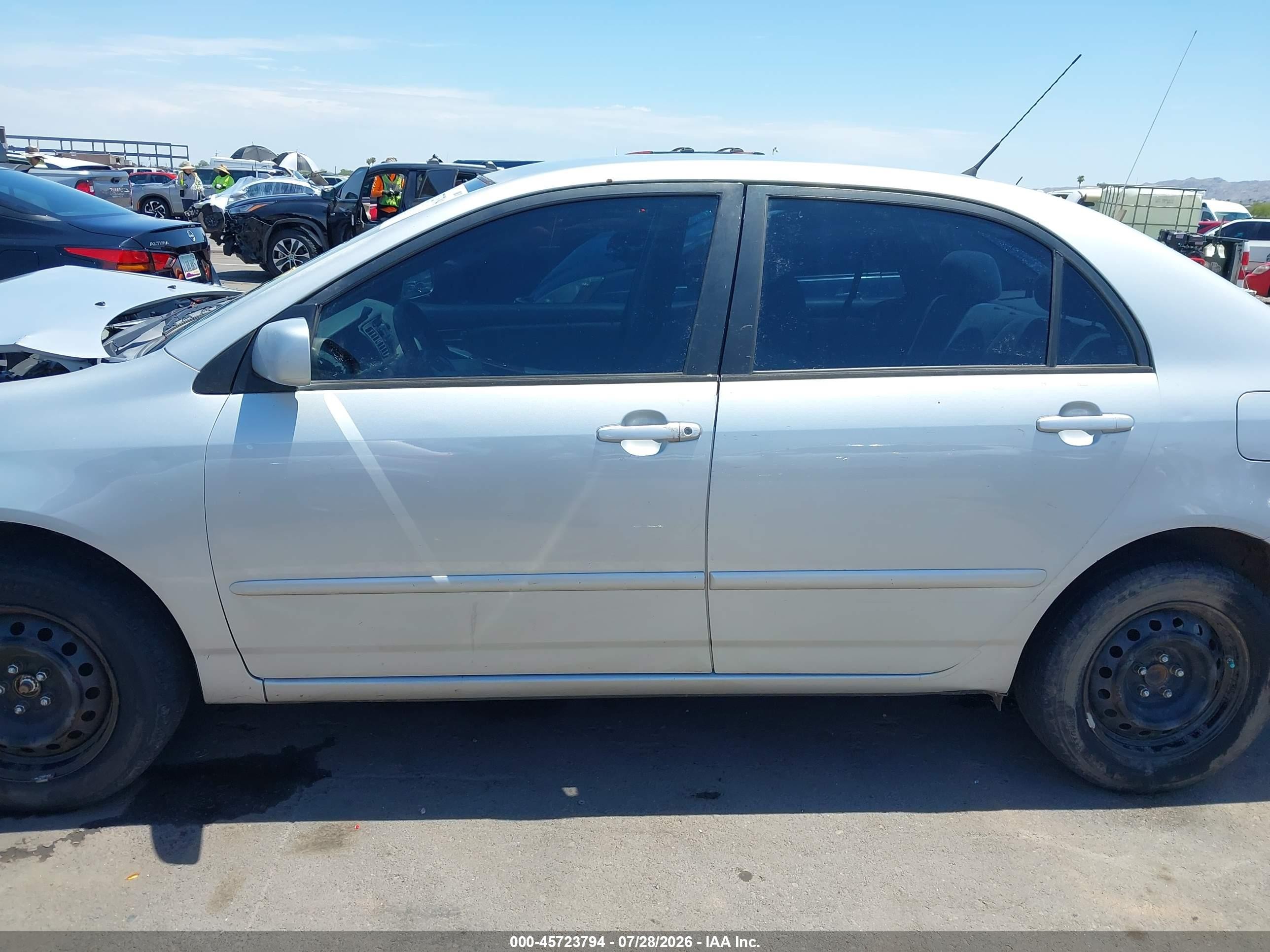 2006 Toyota Corolla Le Silver vin: 2T1BR32E66C559074