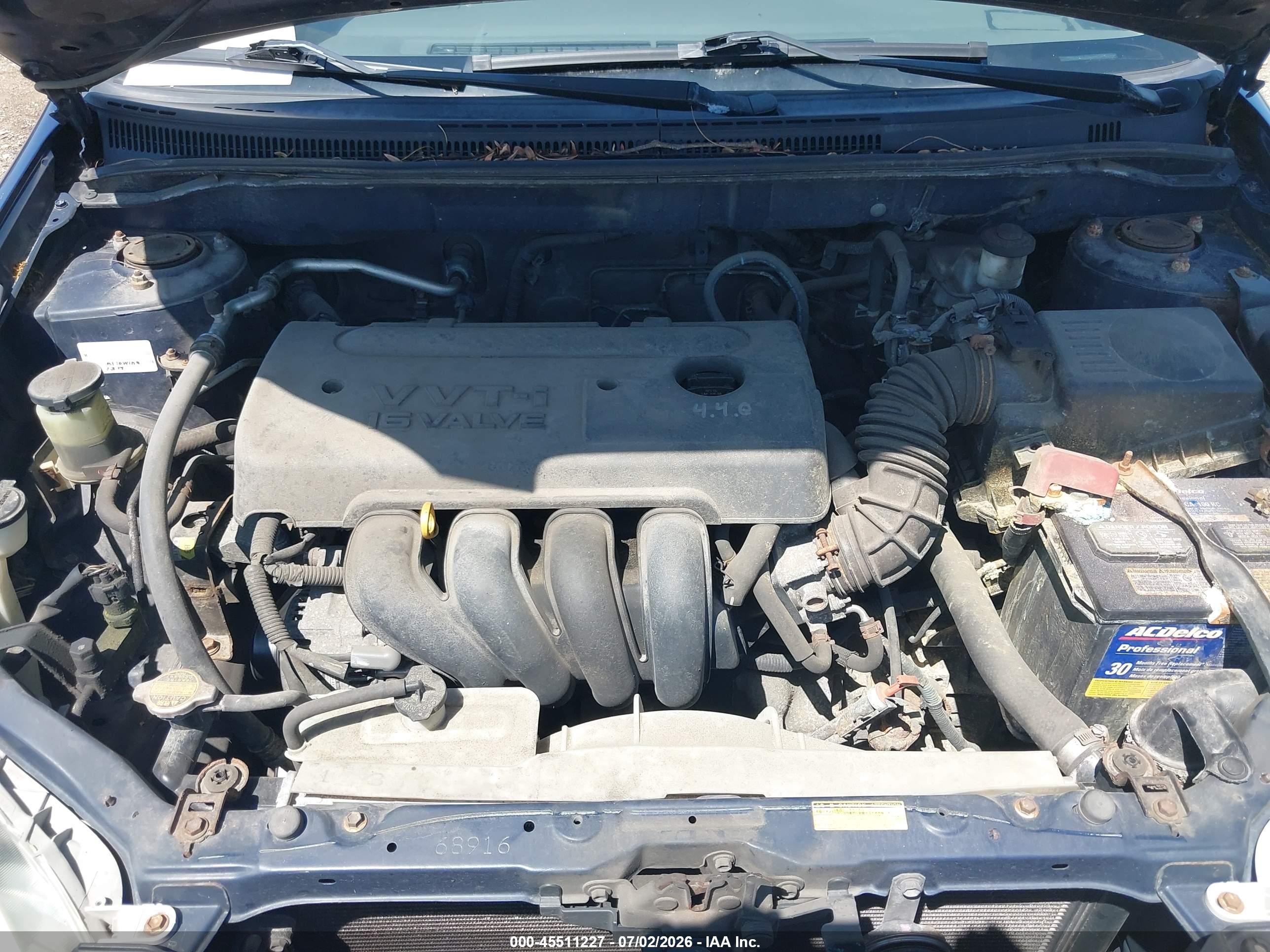 2006 Toyota Corolla Ce Blue vin: 2T1BR32E66C568566