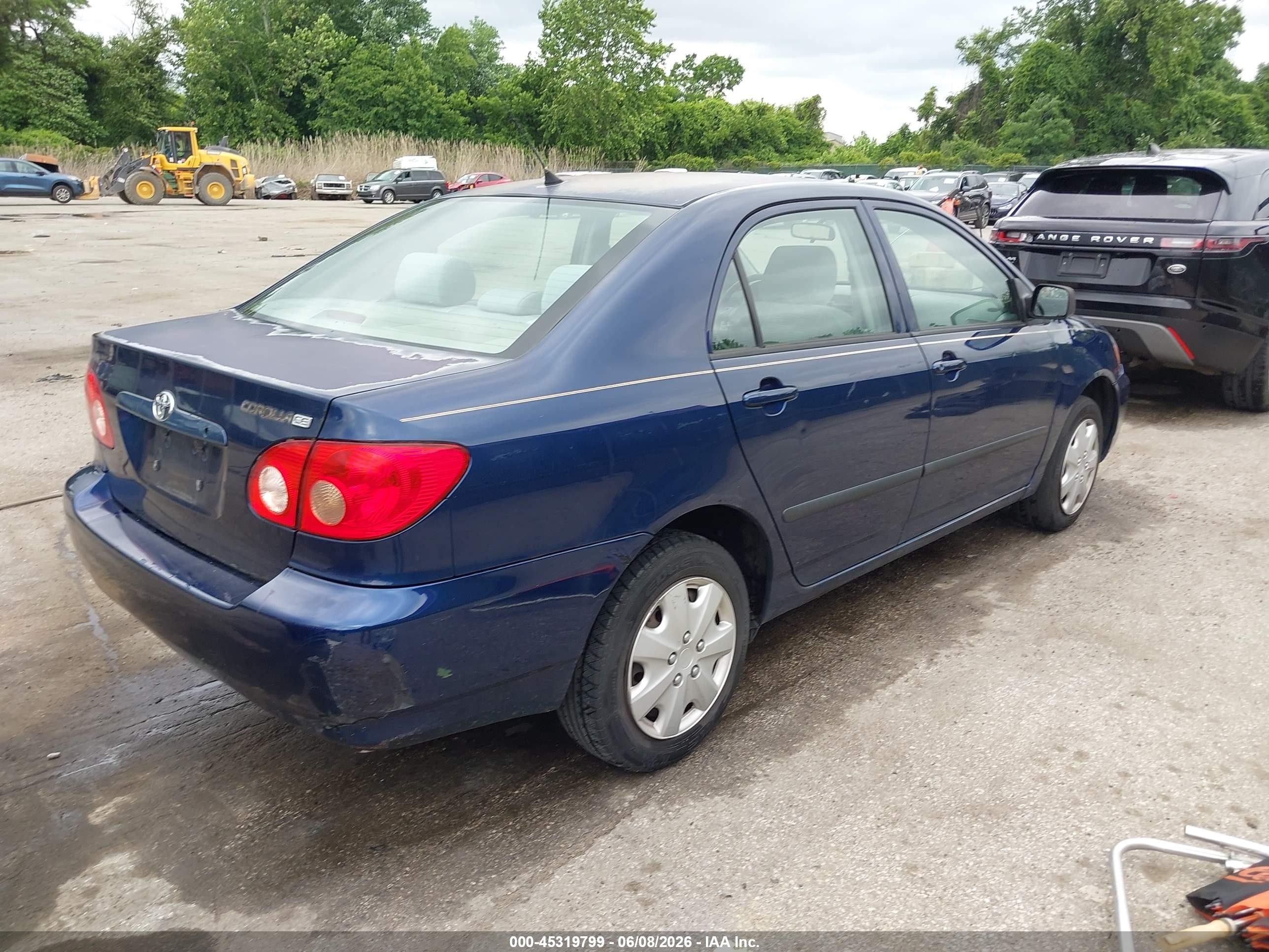 2006 Toyota Corolla Ce Blue vin: 2T1BR32E66C584038