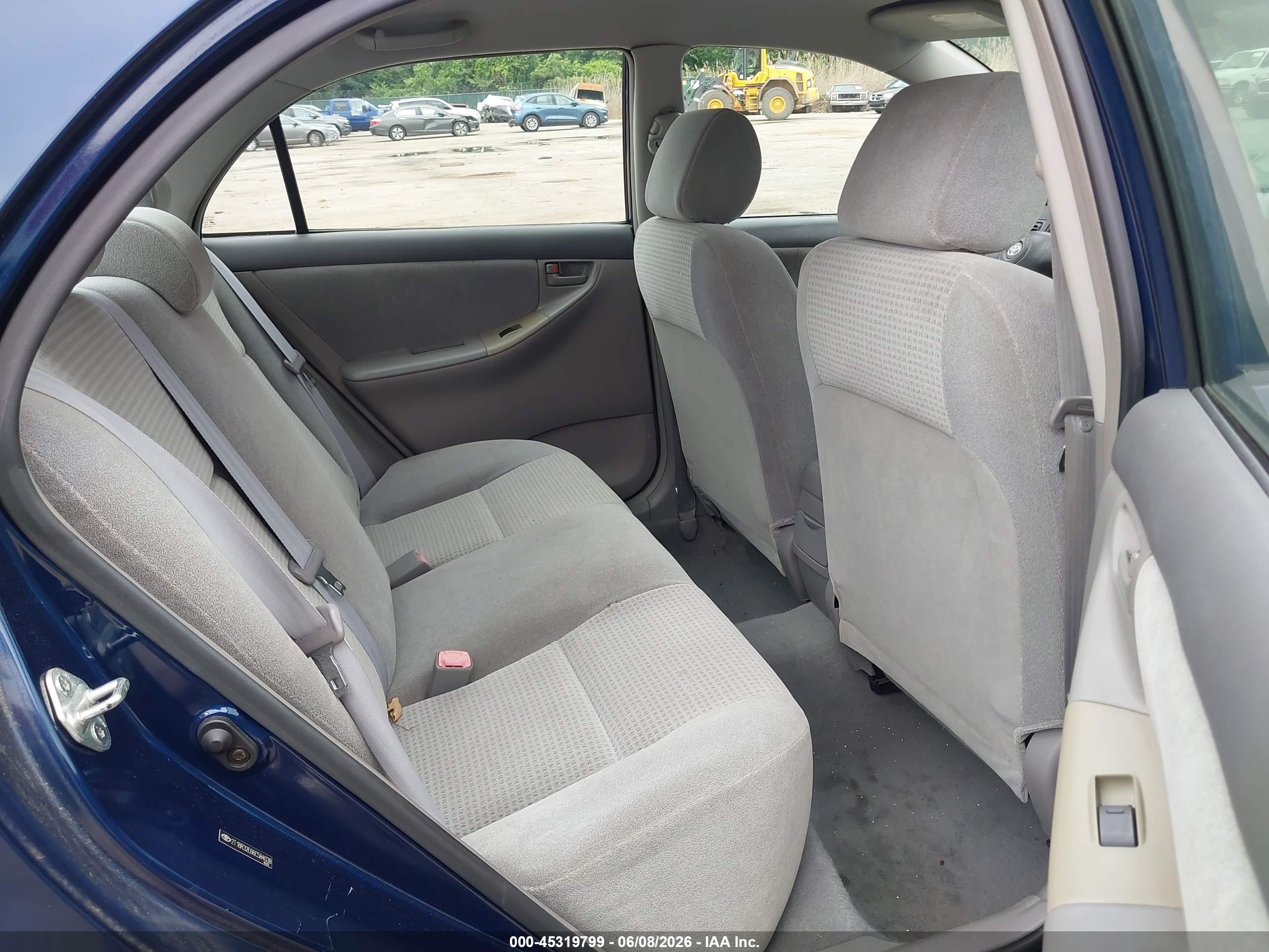 2006 Toyota Corolla Ce Blue vin: 2T1BR32E66C584038