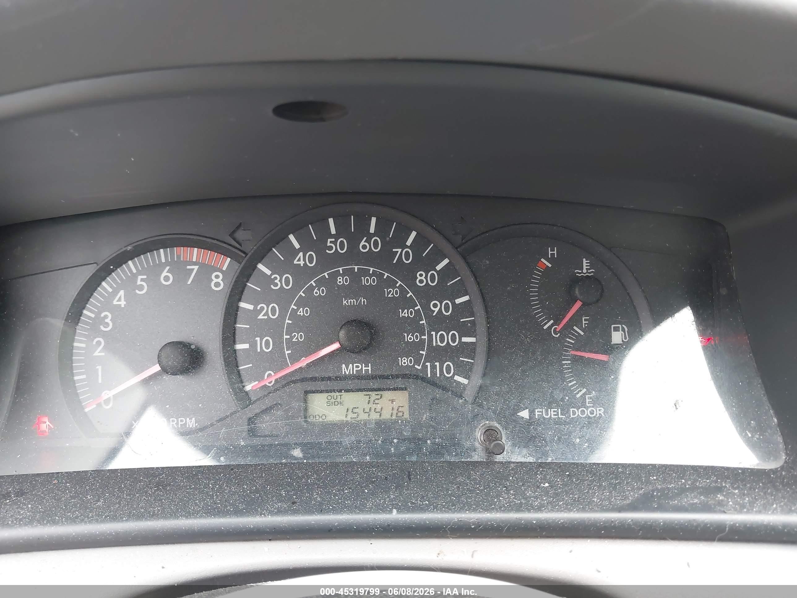 2006 Toyota Corolla Ce Blue vin: 2T1BR32E66C584038