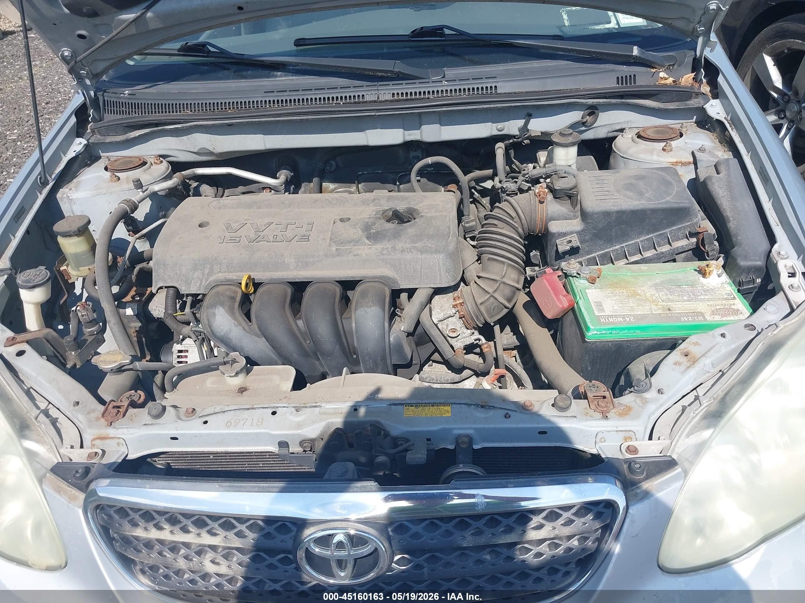 2006 Toyota Corolla Le Silver vin: 2T1BR32E66C598893