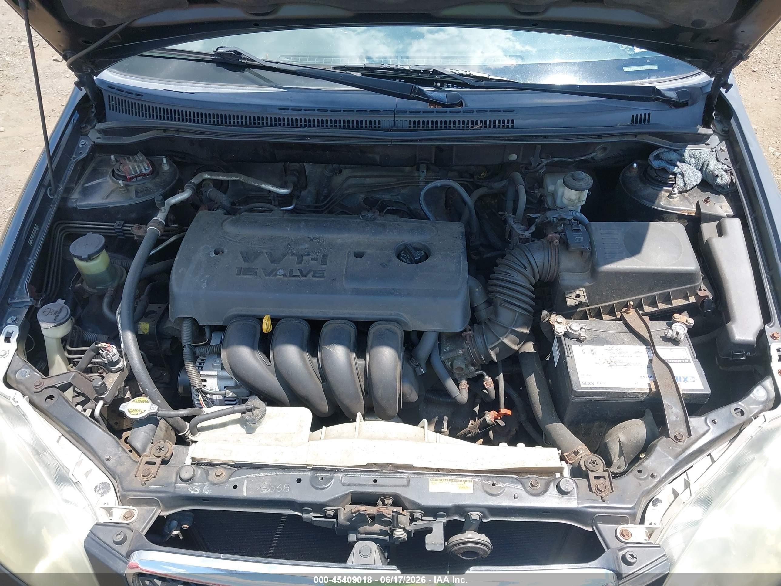 2006 Toyota Corolla S Black vin: 2T1BR32E66C616065