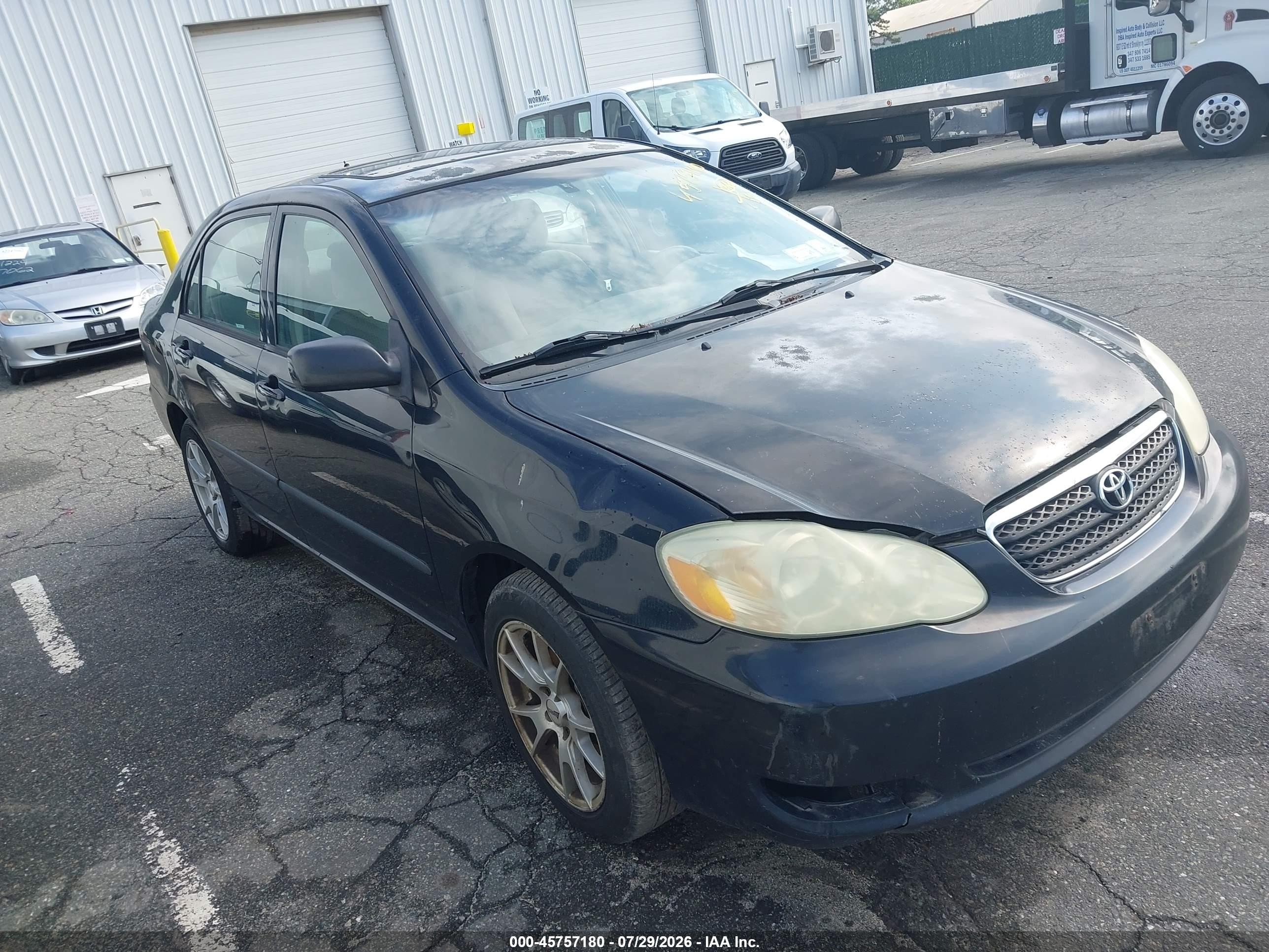 2006 Toyota Corolla Ce Black vin: 2T1BR32E66C620892
